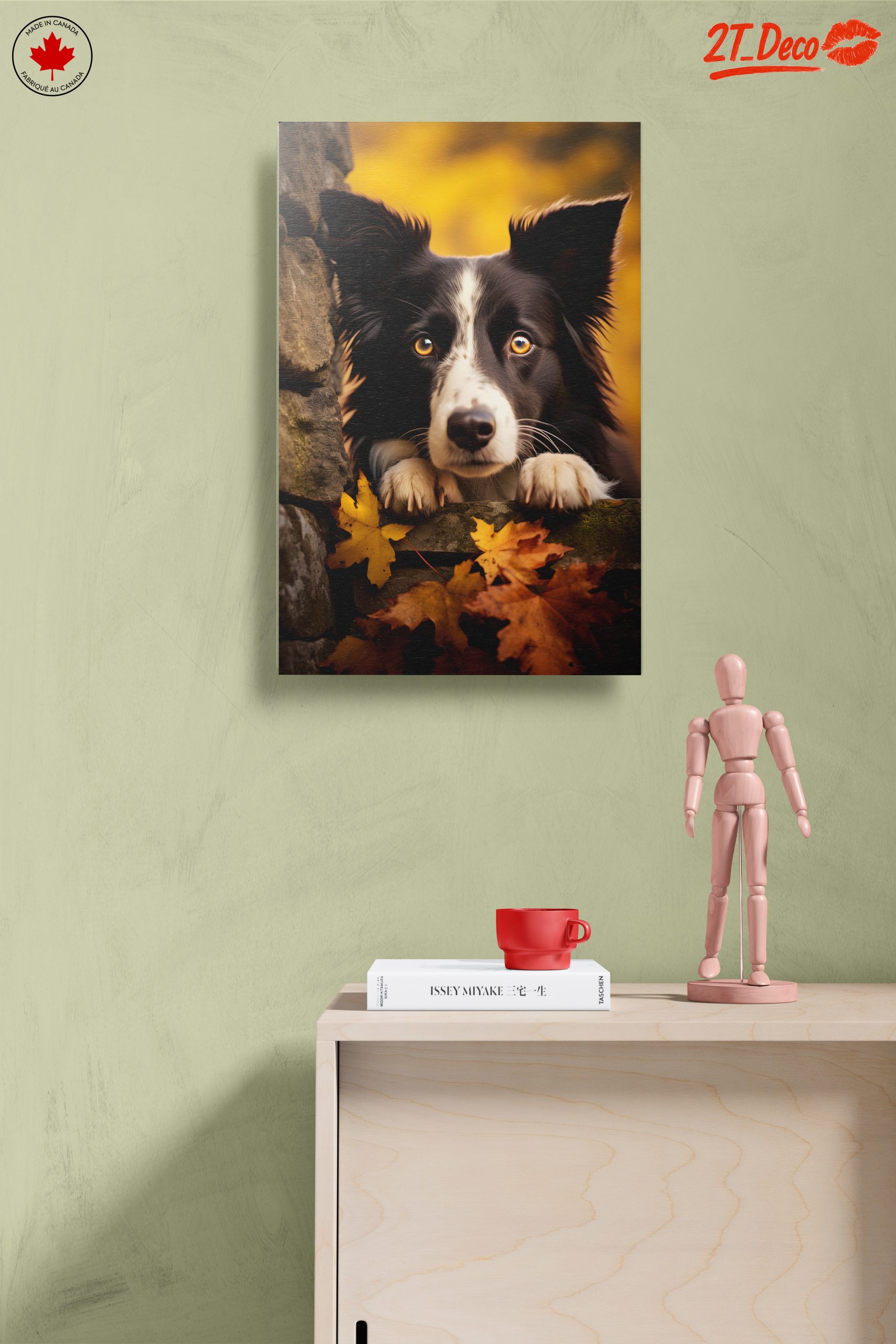 Charming Dog Portrait with Autumn Leaves - Image 14
