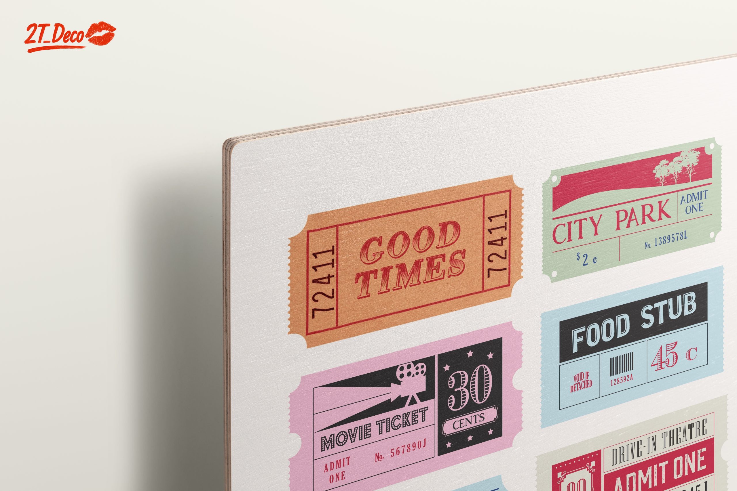 Vintage Ticket Collection for Home Decor - Image 15
