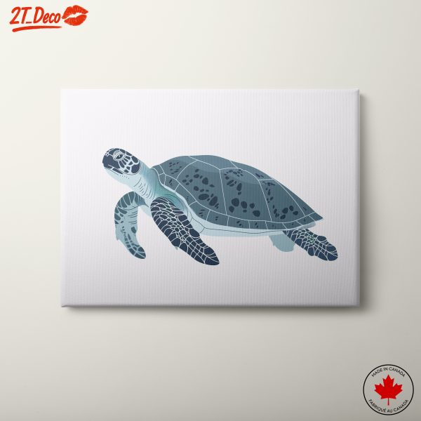 Stylized Sea Turtle Artwork