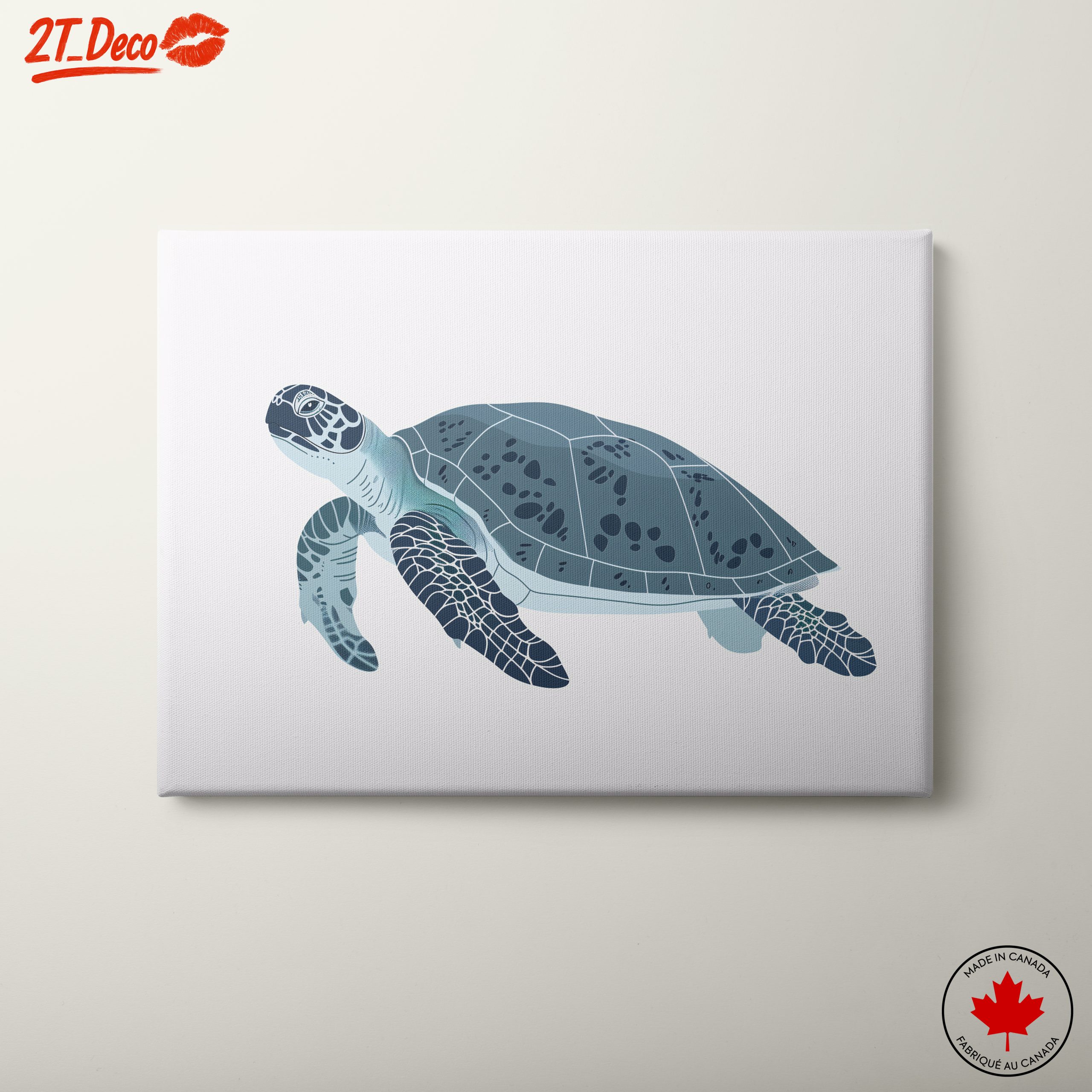 Stylized Sea Turtle Artwork