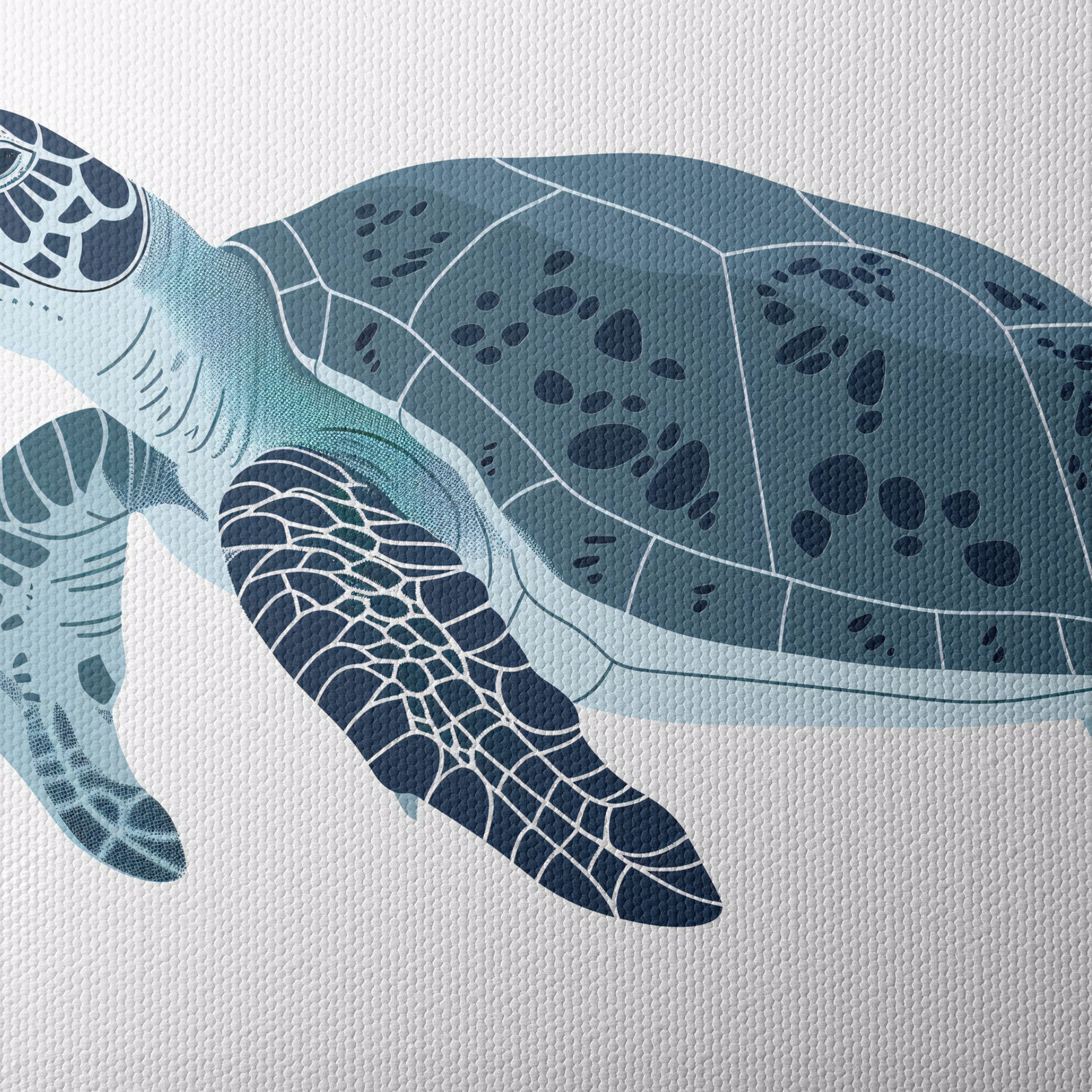 Stylized Sea Turtle Artwork - Image 4