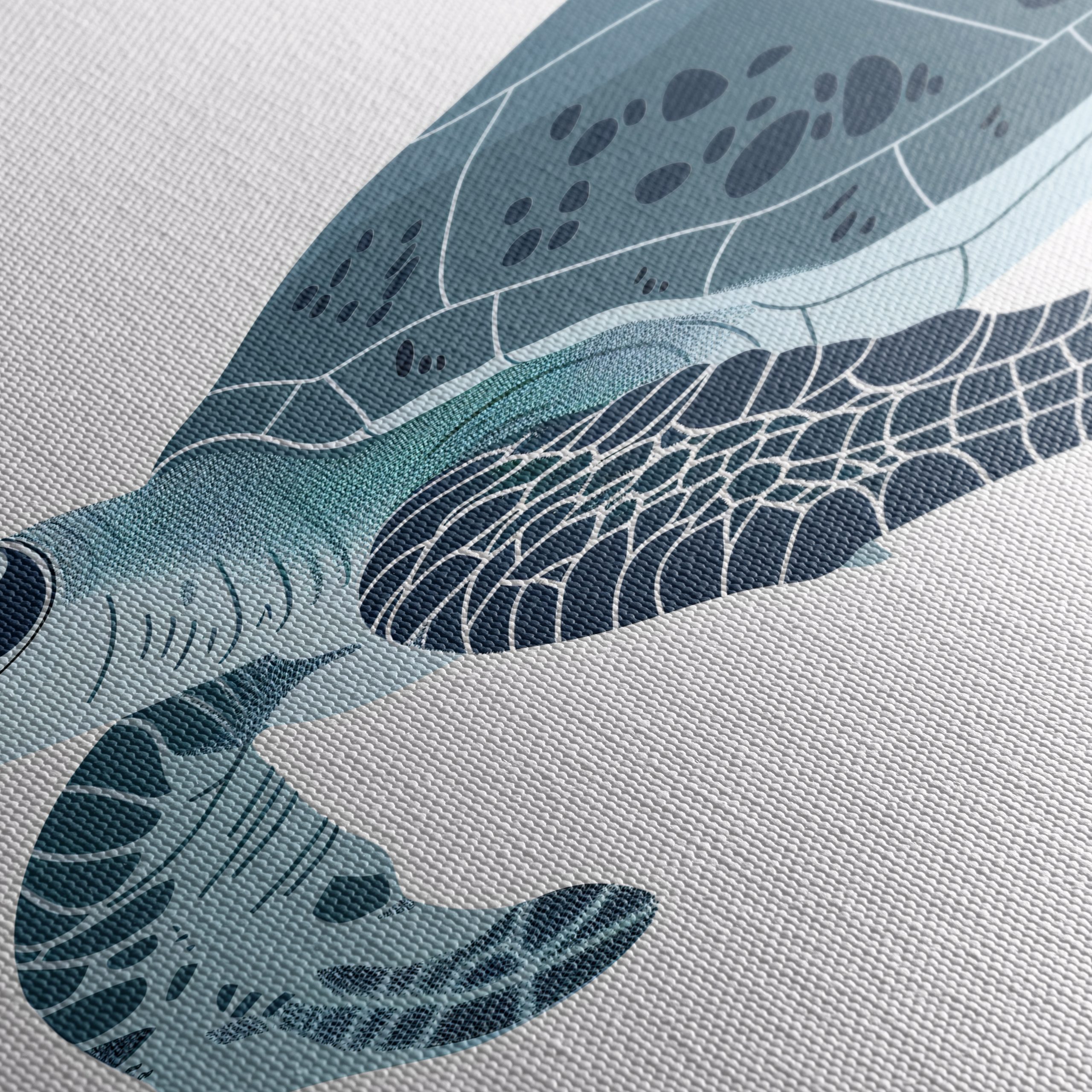 Stylized Sea Turtle Artwork - Image 5