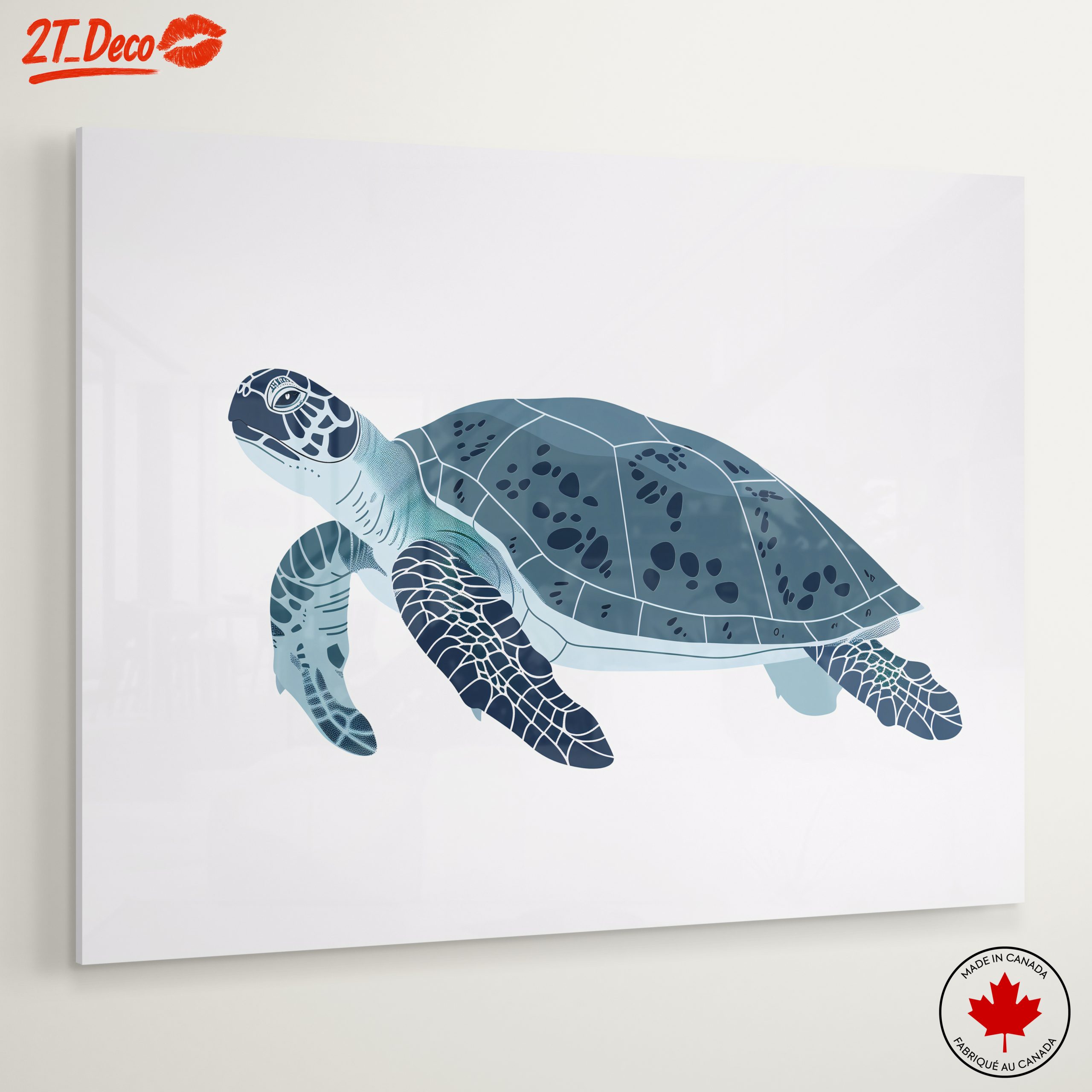 Stylized Sea Turtle Artwork - Image 6