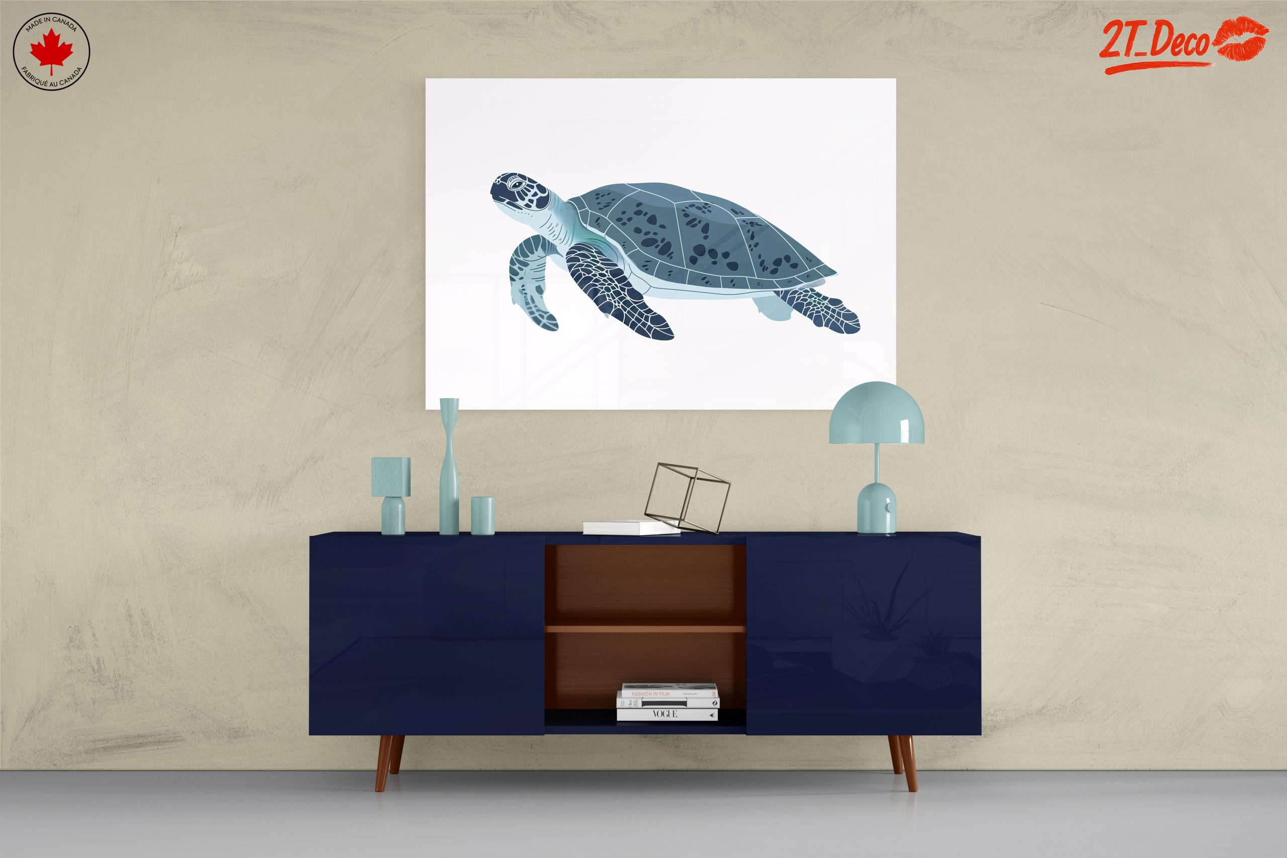Stylized Sea Turtle Artwork - Image 8