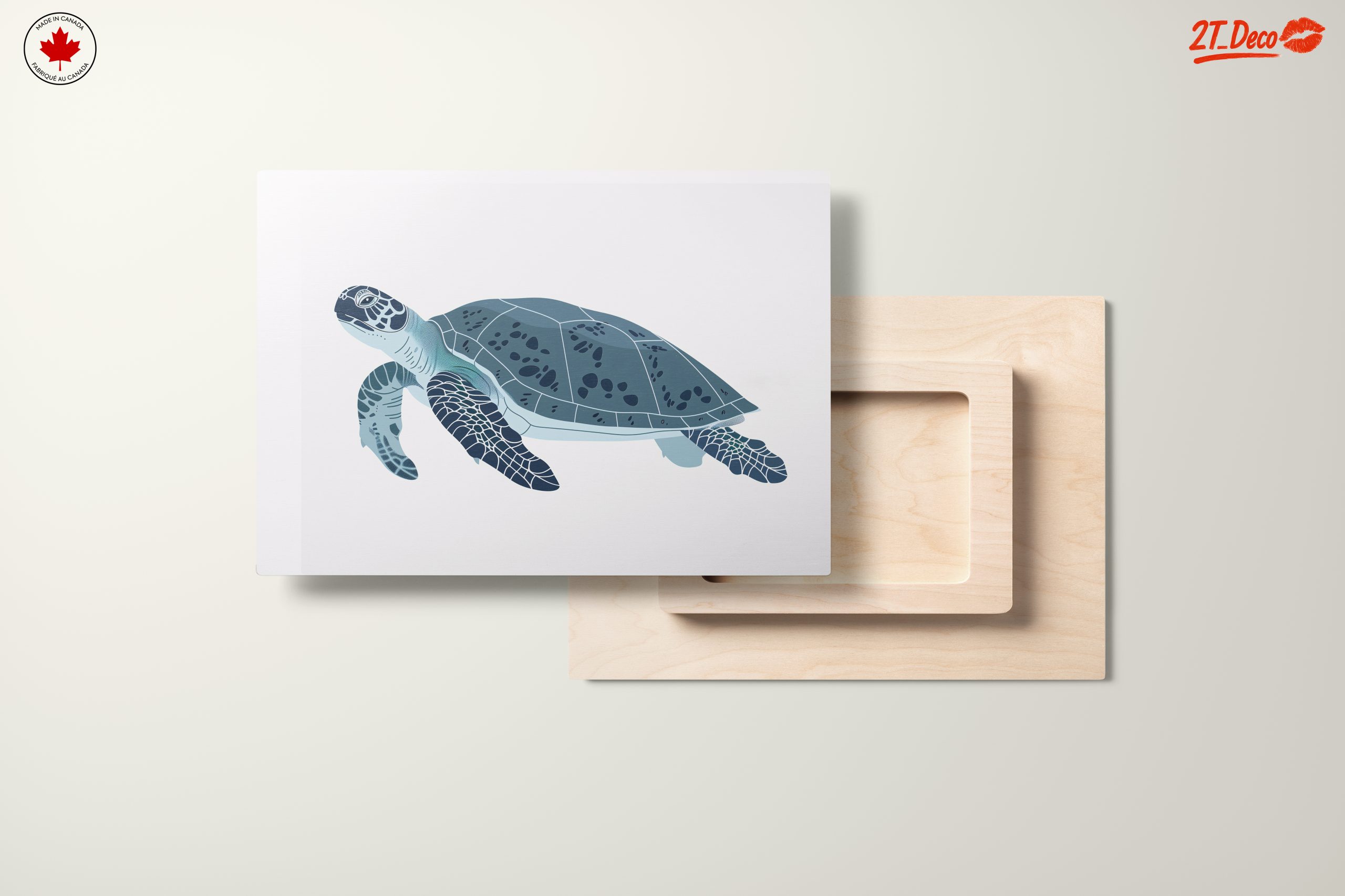 Stylized Sea Turtle Artwork - Image 11