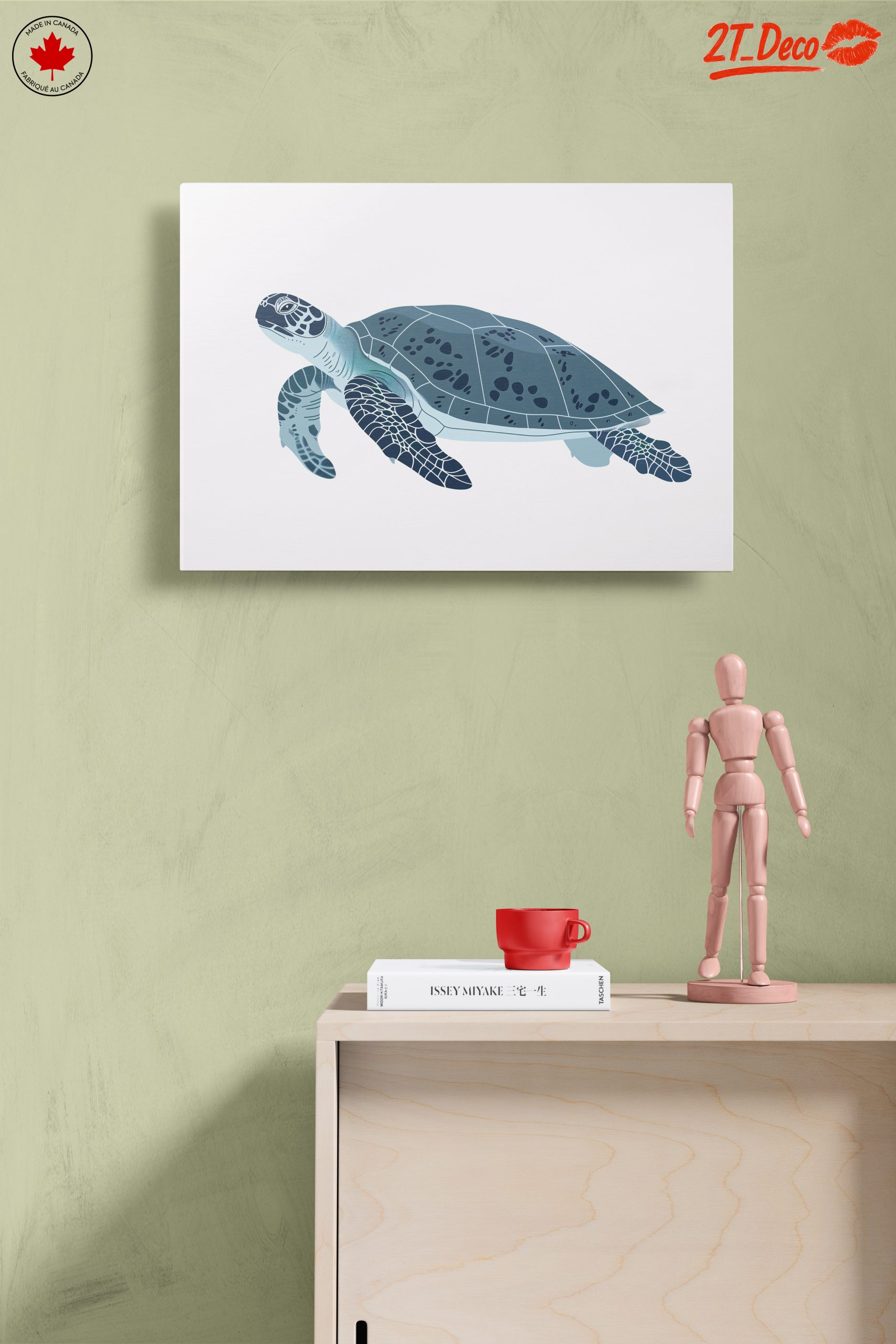 Stylized Sea Turtle Artwork - Image 14