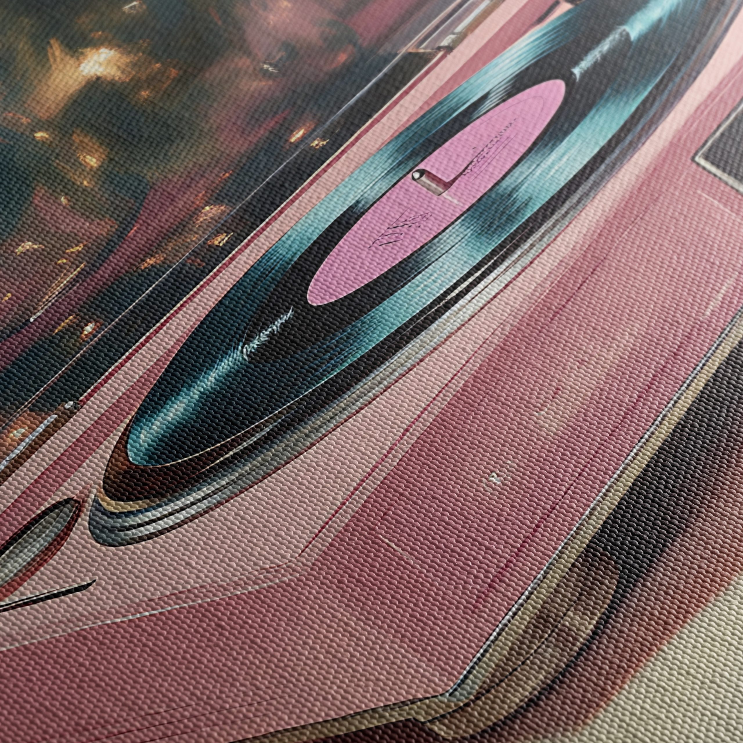 Elegant Pink Record Player and Cocktail - Image 5