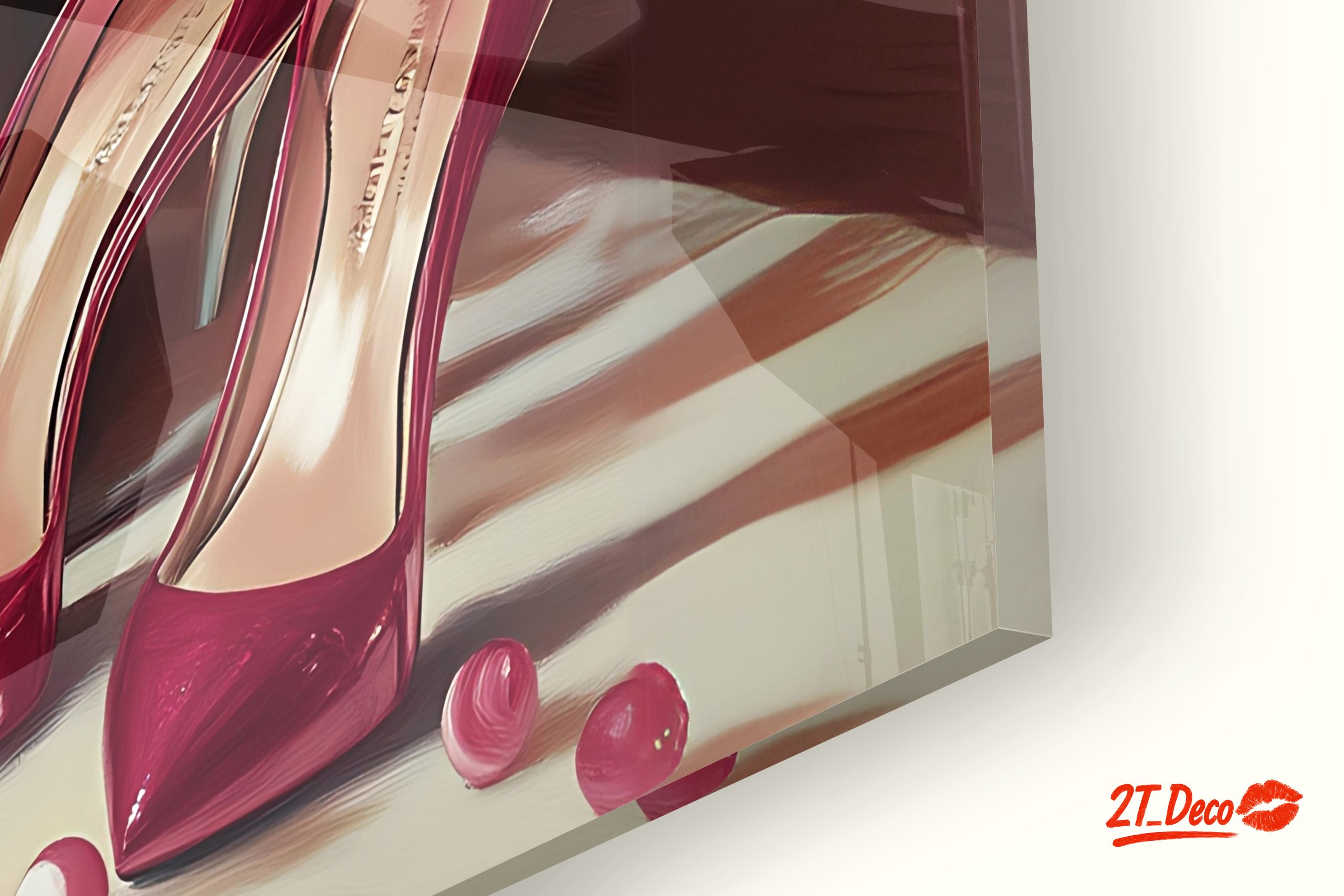 Elegant Pink Record Player and Cocktail - Image 9