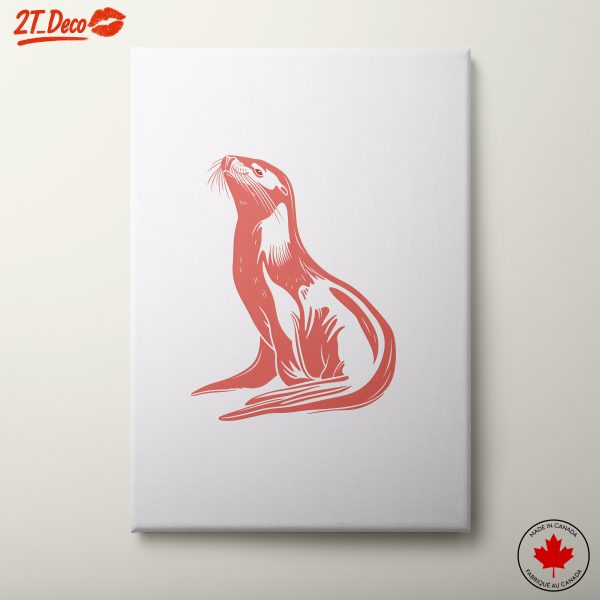 Stylized Otter Illustration