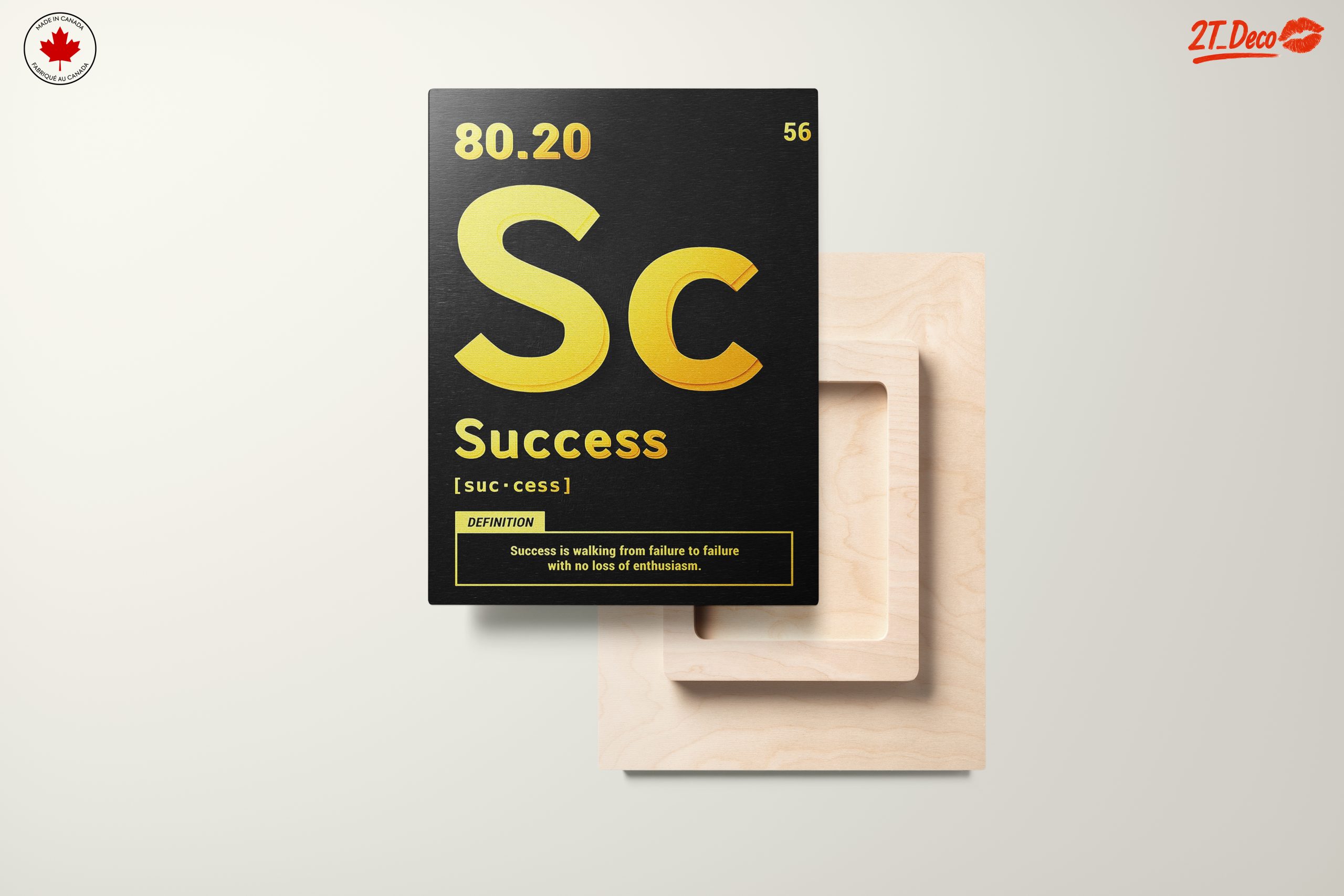 Success Definition Typography Wall Art - Image 11