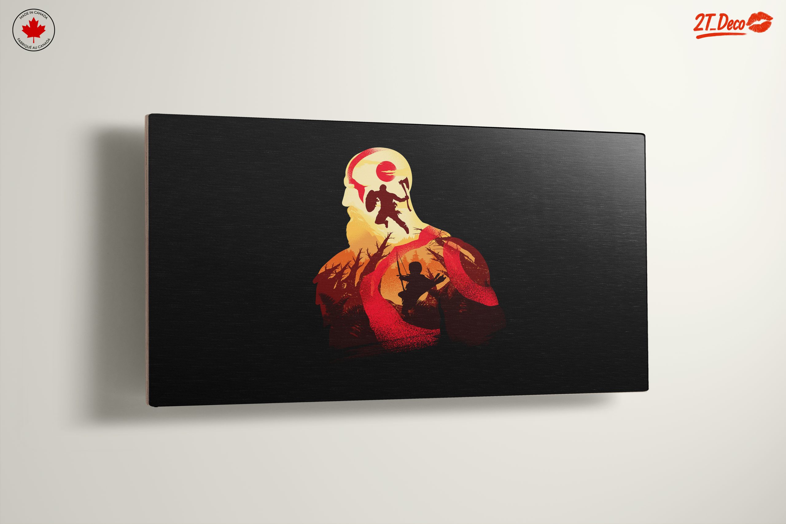 Epic God of War Artwork Depicting Kratos - Image 13