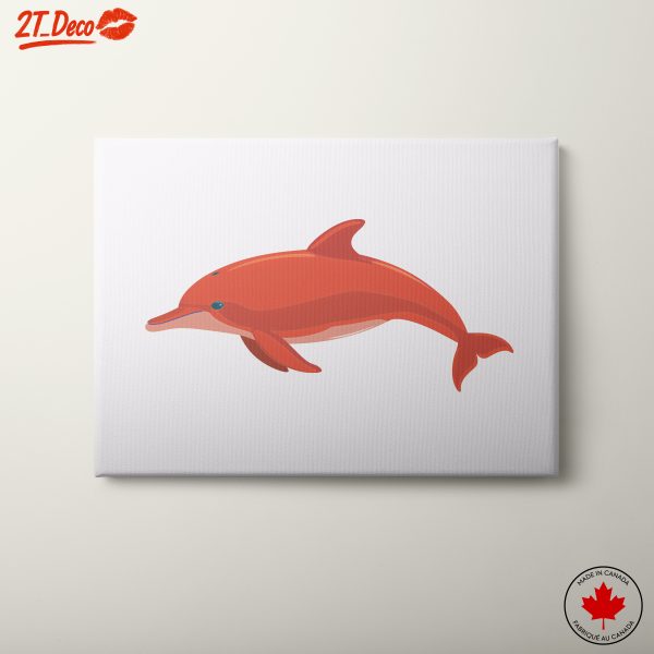 Stylized Dolphin Art for Marine Enthusiasts
