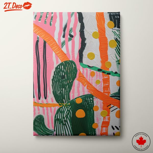 Vibrant Abstract Expressionist Artwork