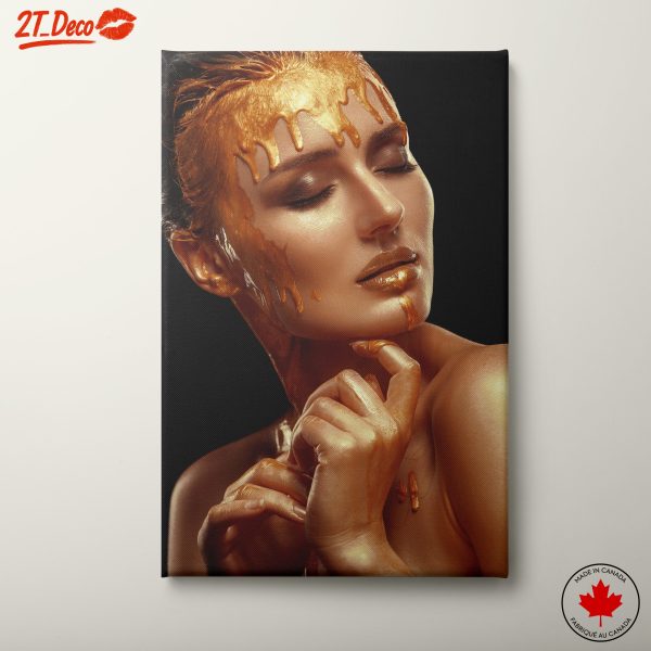 Gold Abstract Beauty Artwork