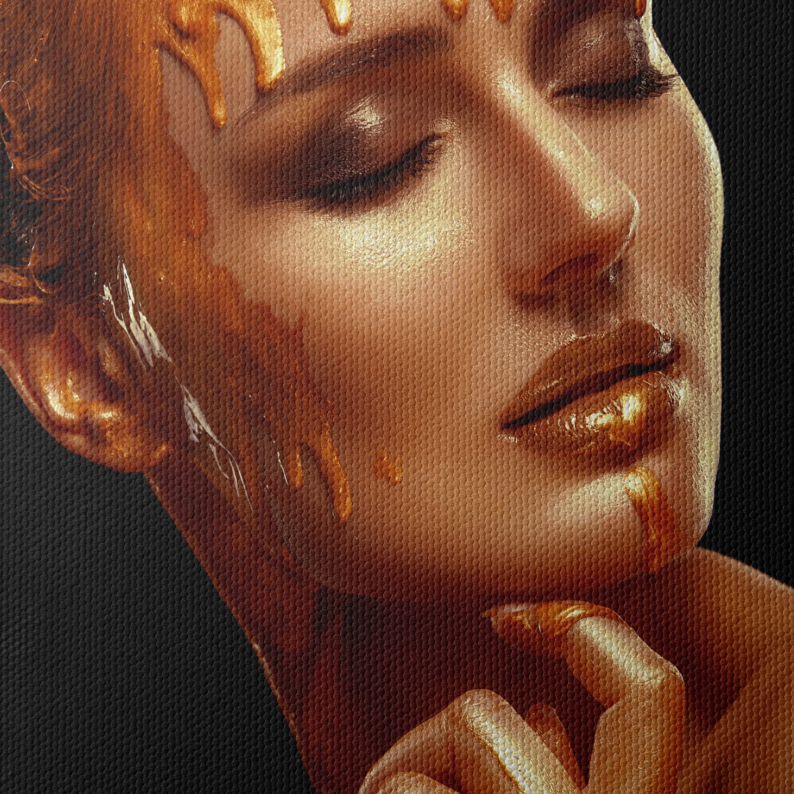 Gold Abstract Beauty Artwork - Image 4