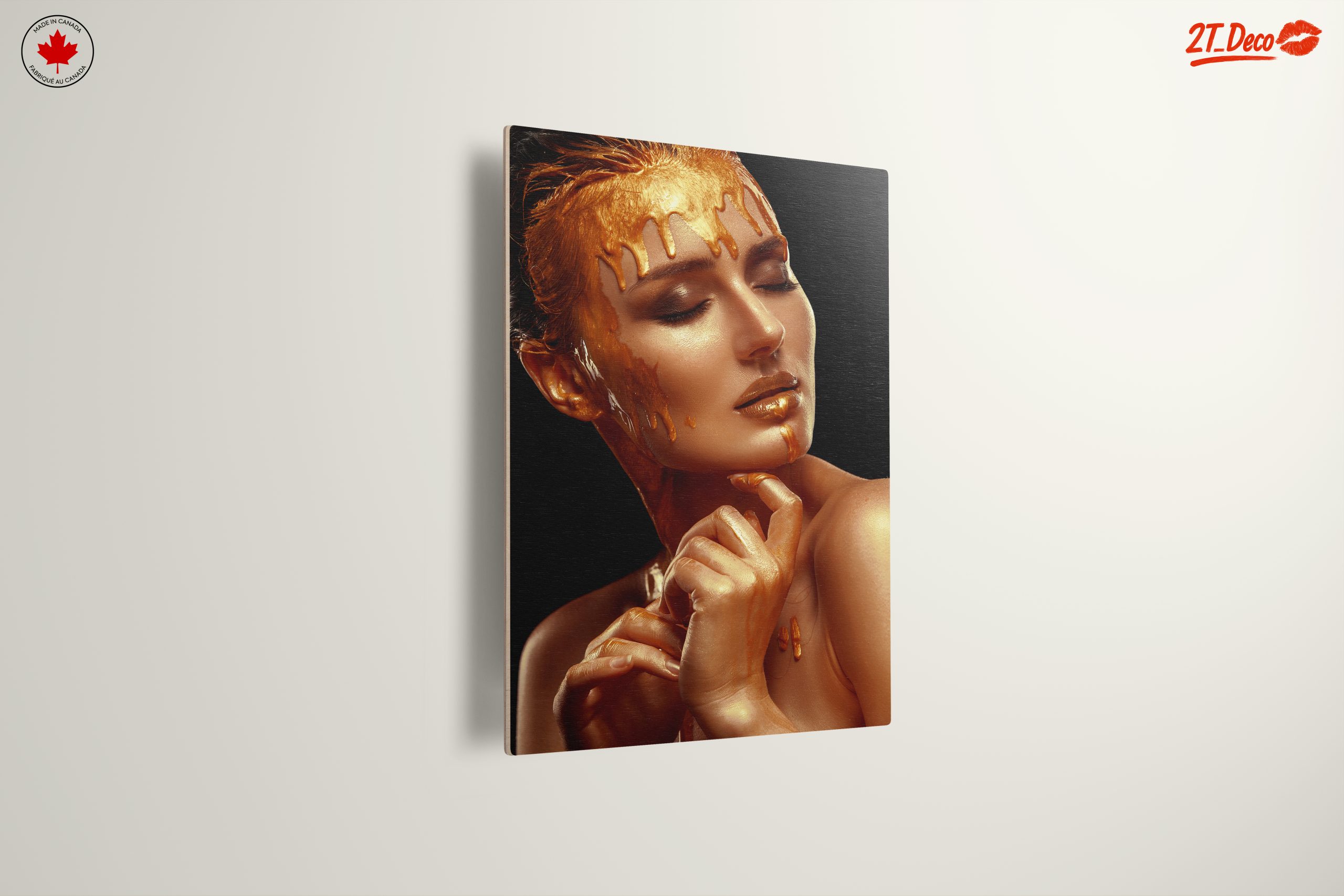 Gold Abstract Beauty Artwork - Image 13
