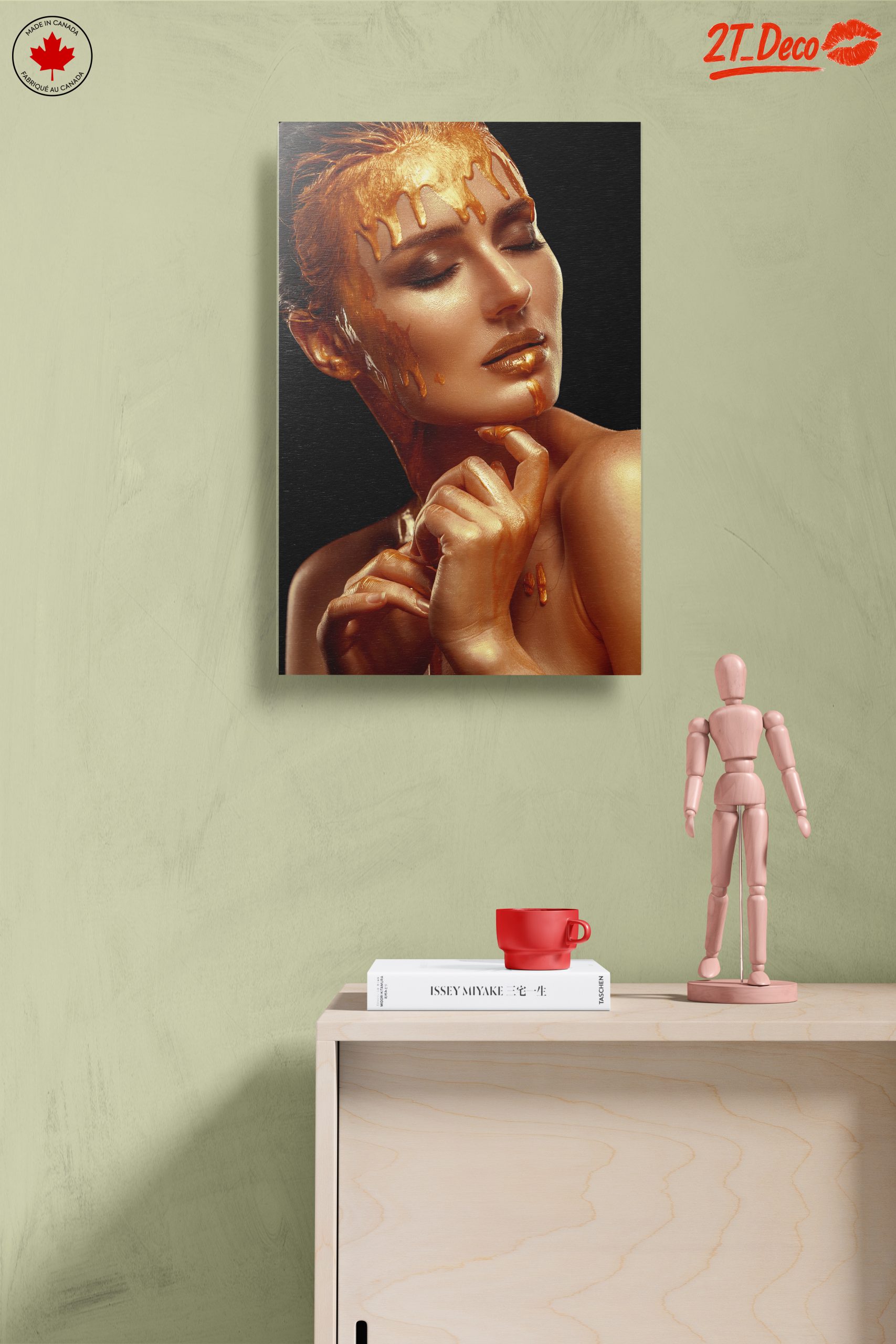 Gold Abstract Beauty Artwork - Image 14