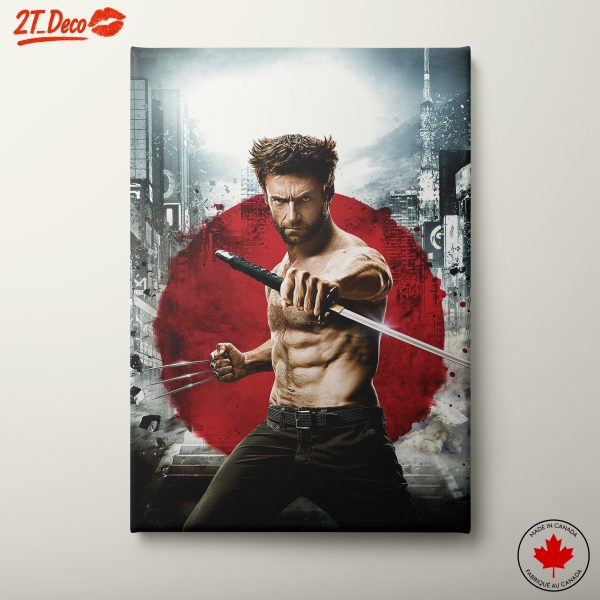 Wolverine Action Art with Japanese Influence