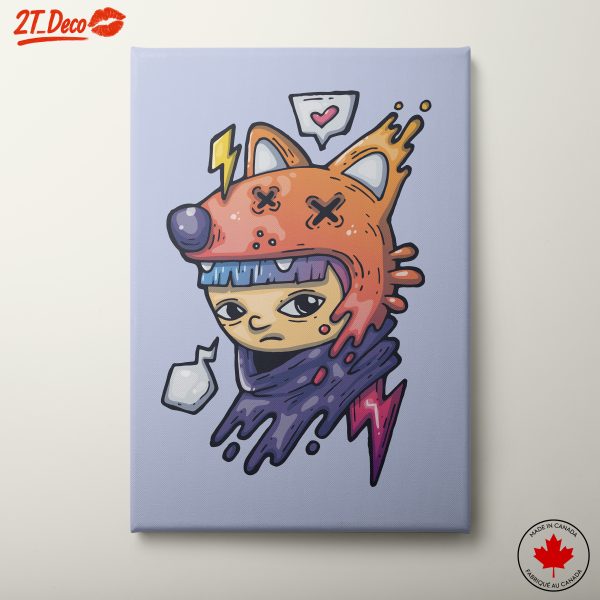 Playful Doodle Art Character