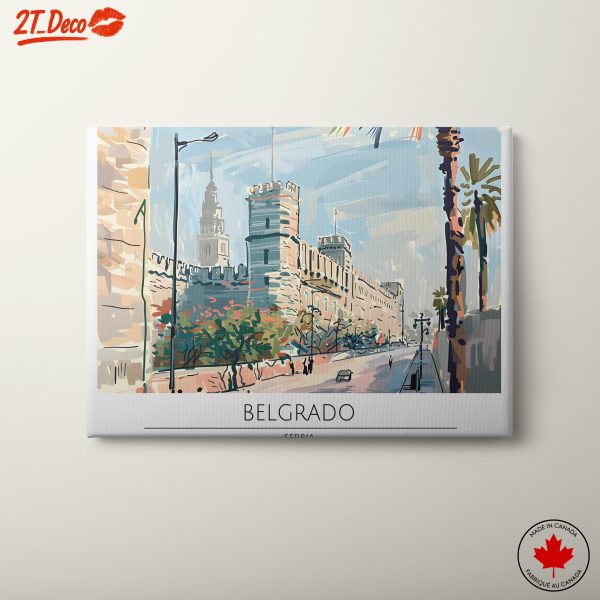 Belgrade Cityscape Art