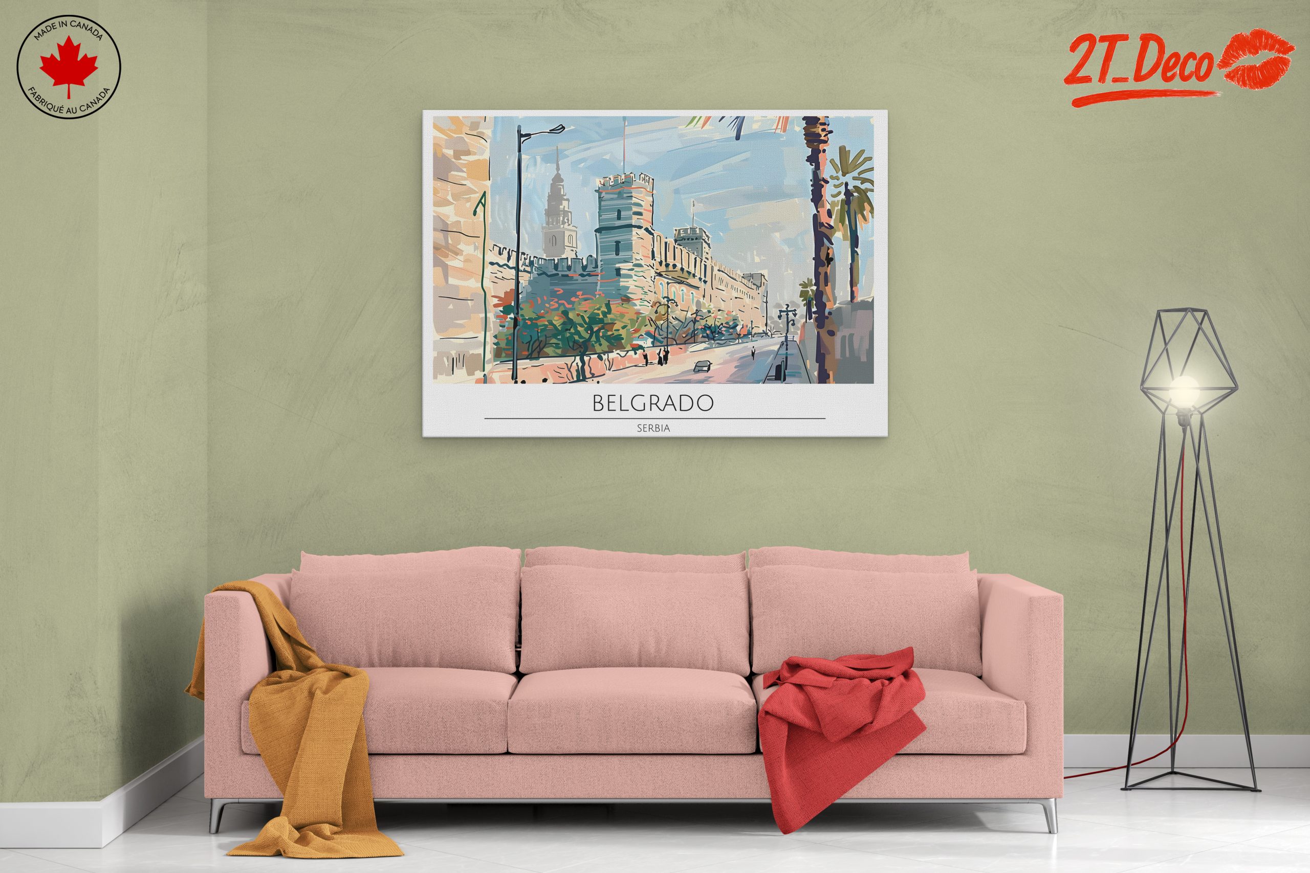 Belgrade Cityscape Art - Image 2