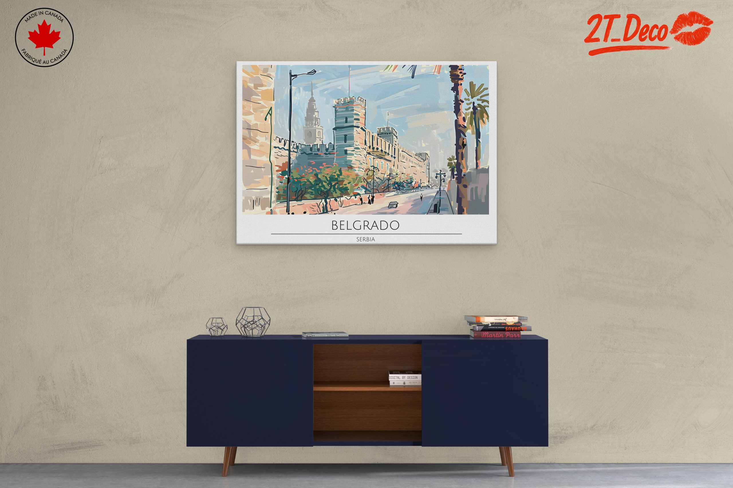 Belgrade Cityscape Art - Image 3