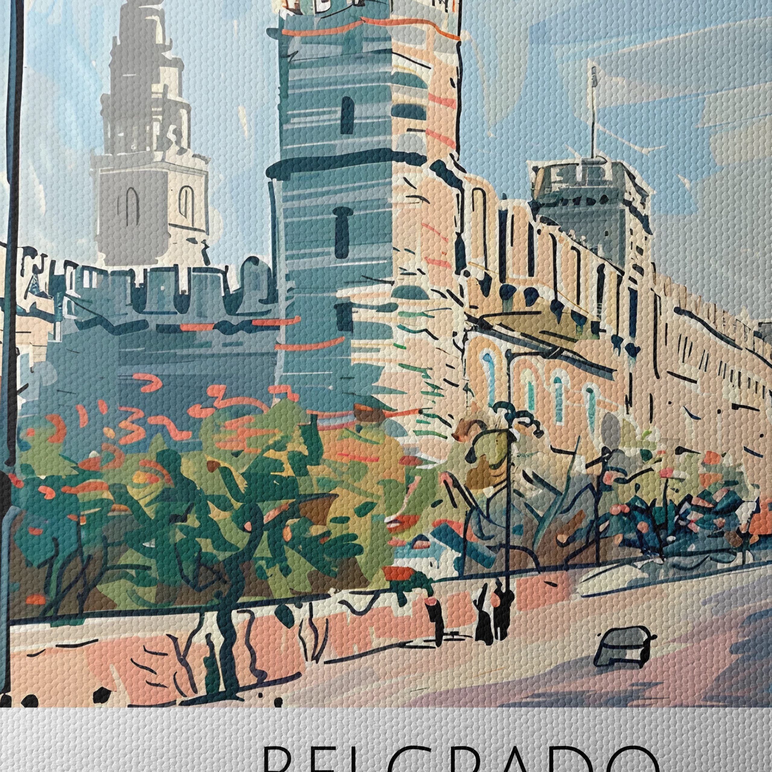 Belgrade Cityscape Art - Image 4