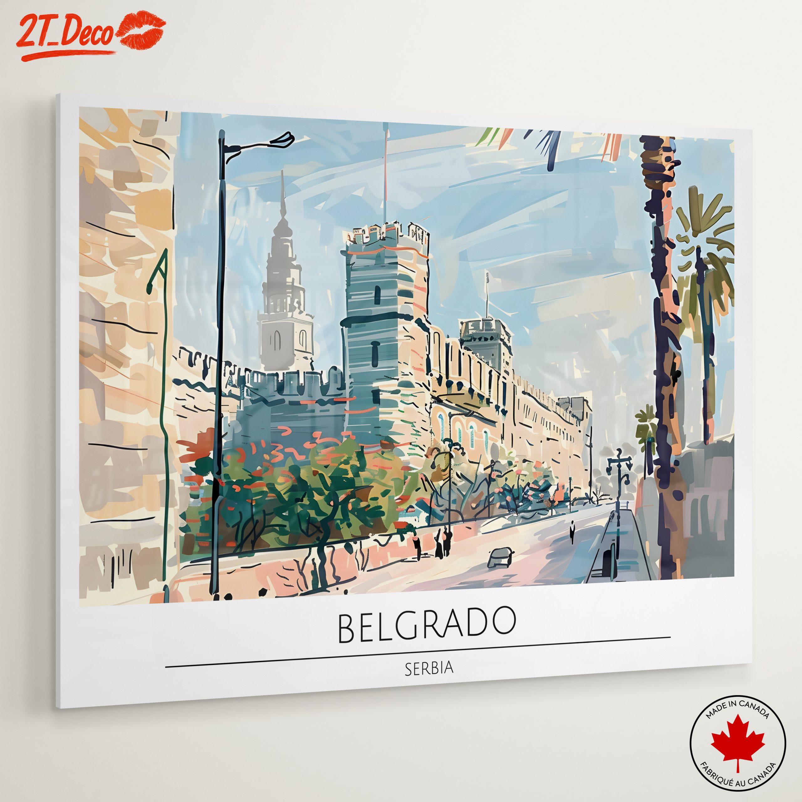 Belgrade Cityscape Art - Image 6