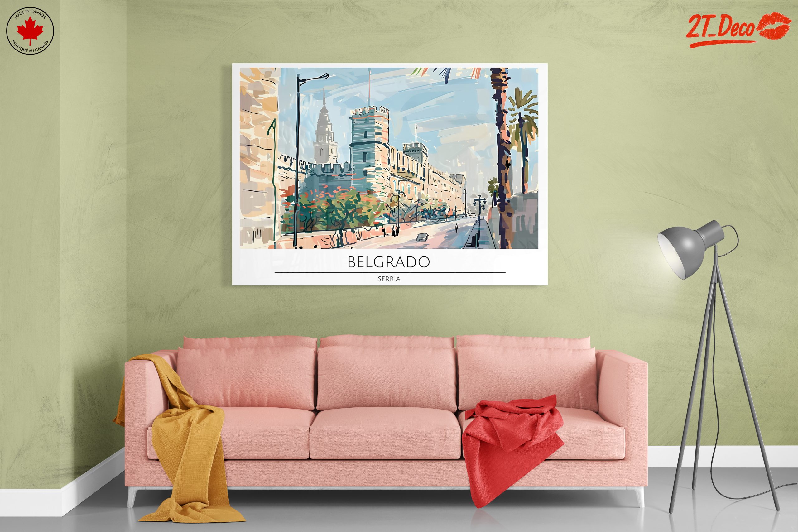 Belgrade Cityscape Art - Image 7