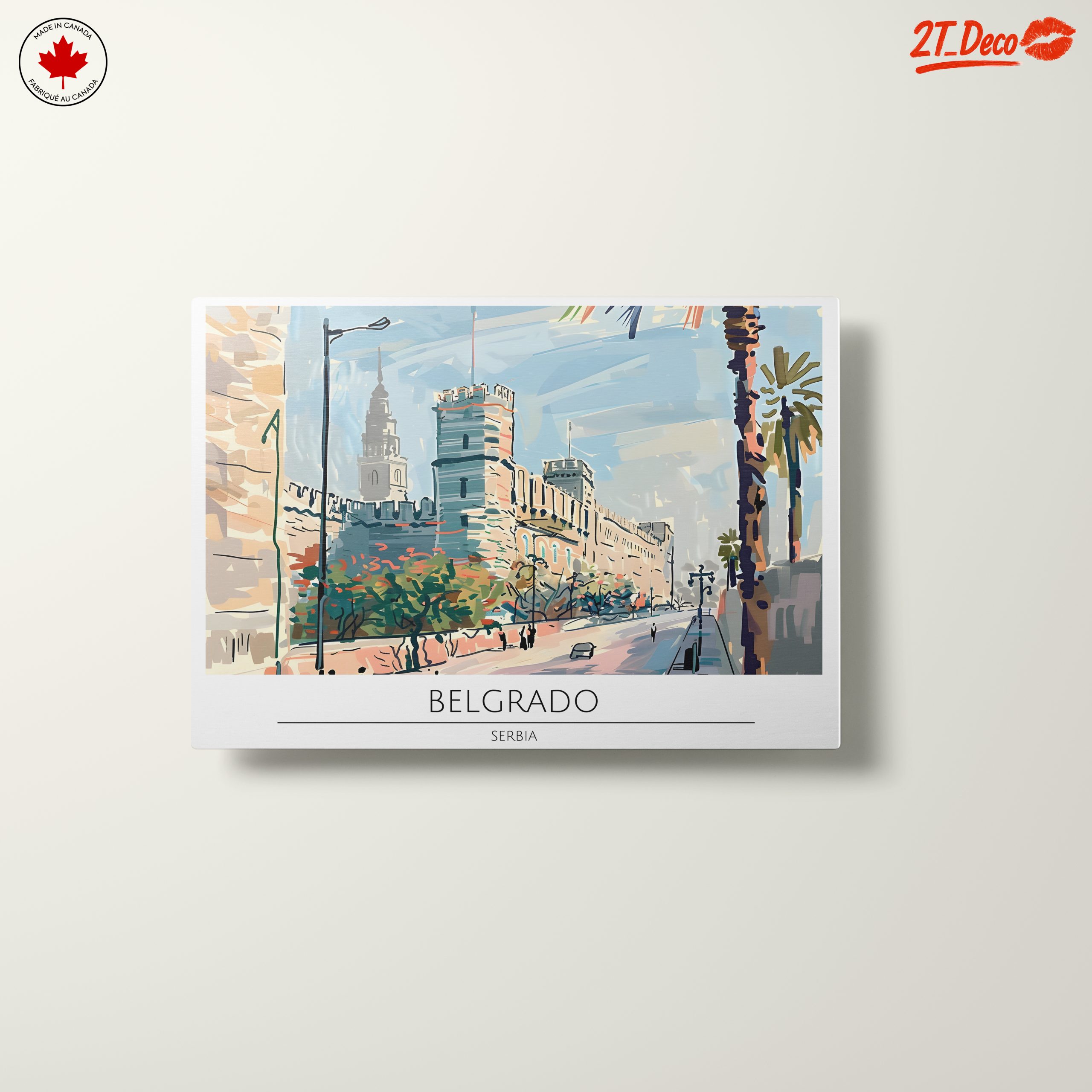 Belgrade Cityscape Art - Image 10