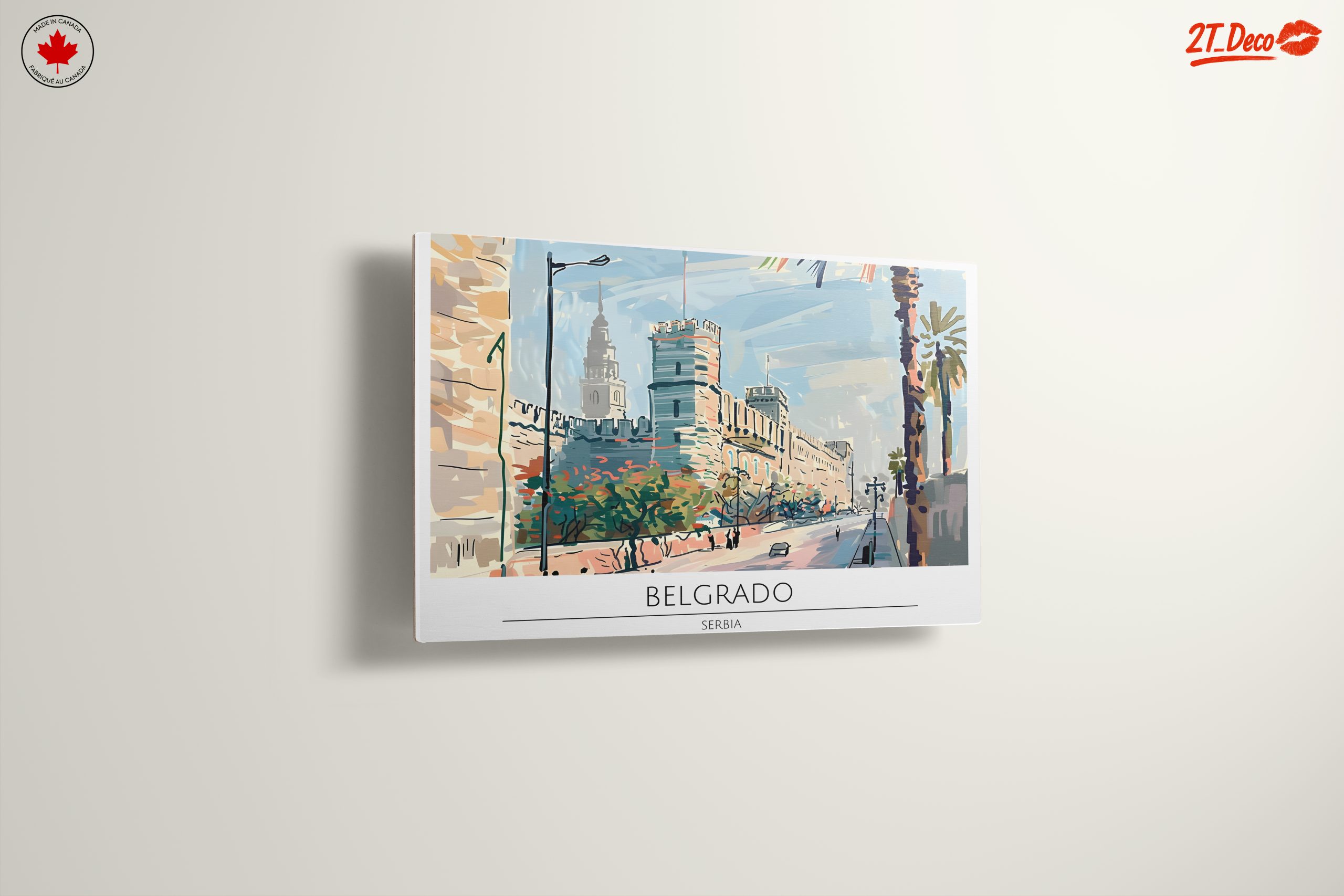 Belgrade Cityscape Art - Image 13