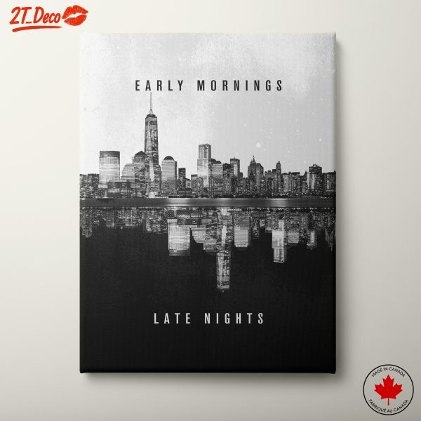 City Skyline Artwork for Modern Spaces