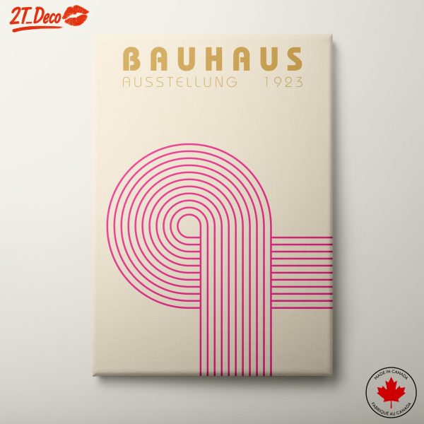 Bauhaus 1923 Exhibition with Abstract Lines