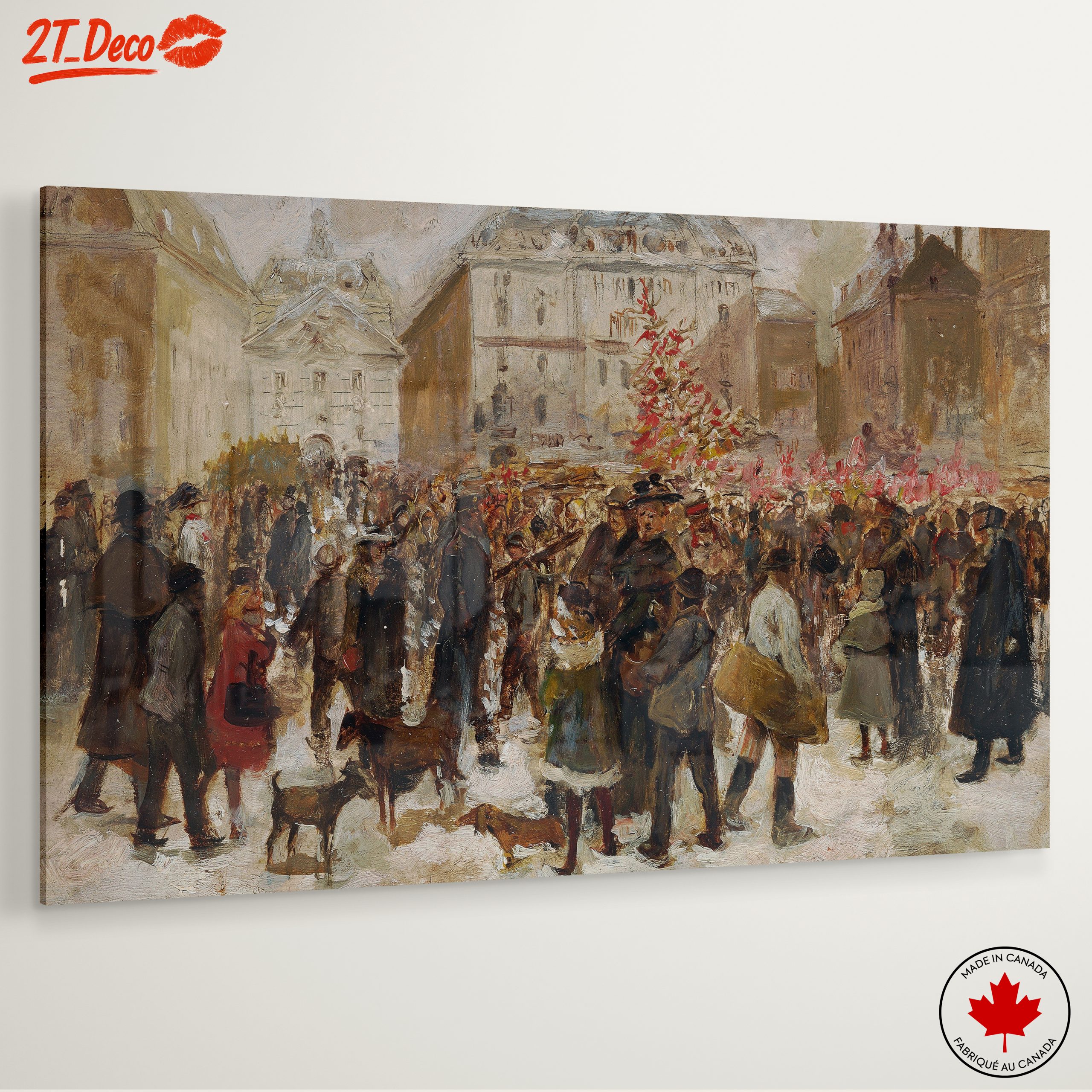 Lively Gathering of People and Animals - Image 6