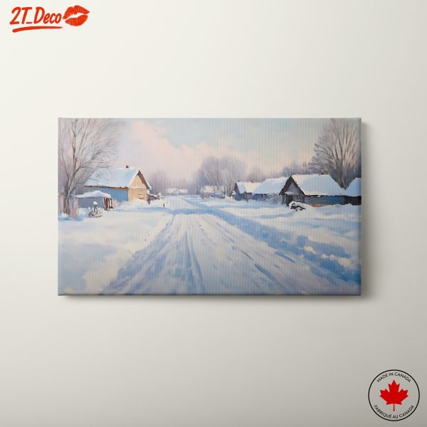 Winter Landscape With Snowy Path