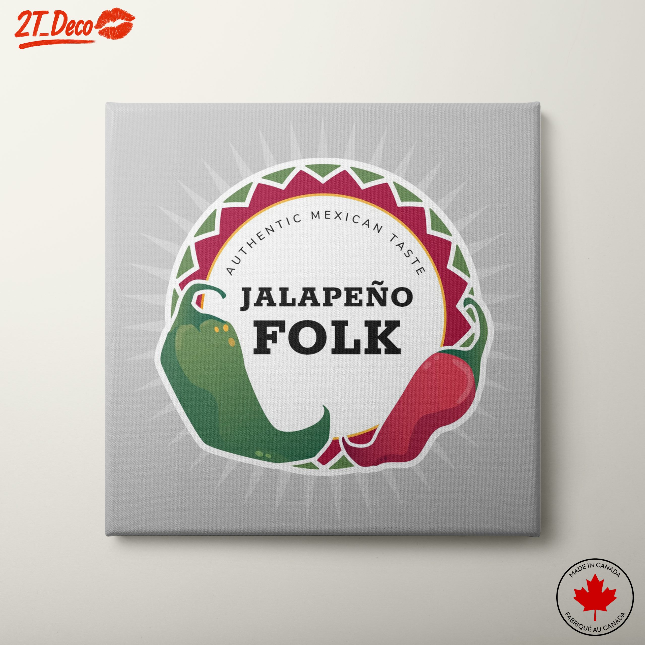 Jalapeño Folk Logo Art