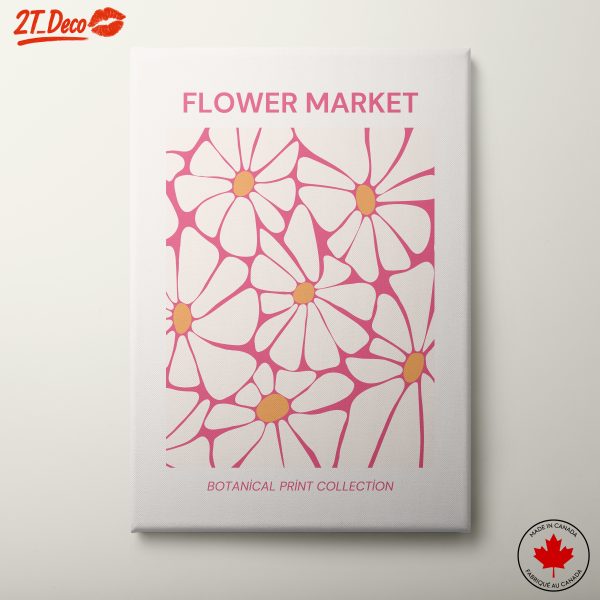 Flower Market Botanical Art