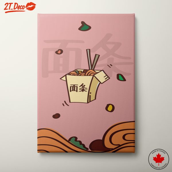 Whimsical Noodle Abstract Art