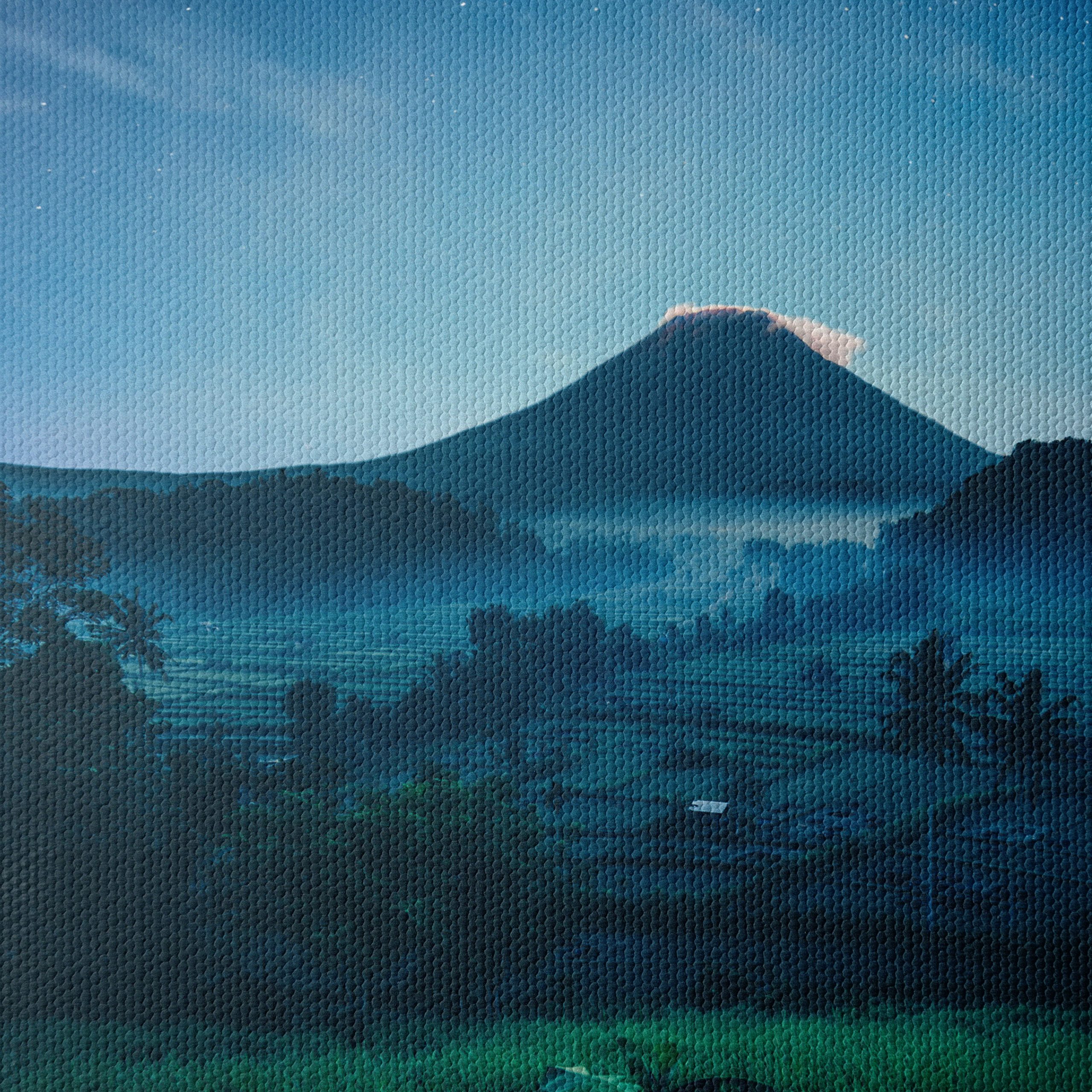 Majestic Volcano Under Starry Sky - Image 4
