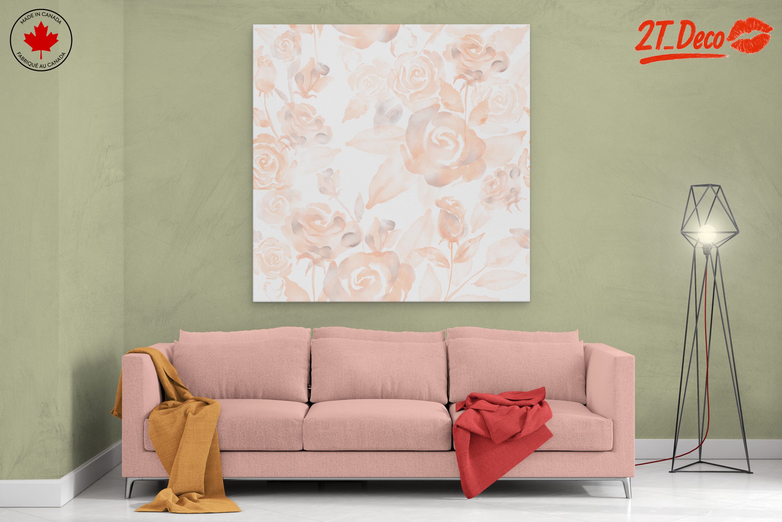 Elegant Floral Art Design for Home - Image 2