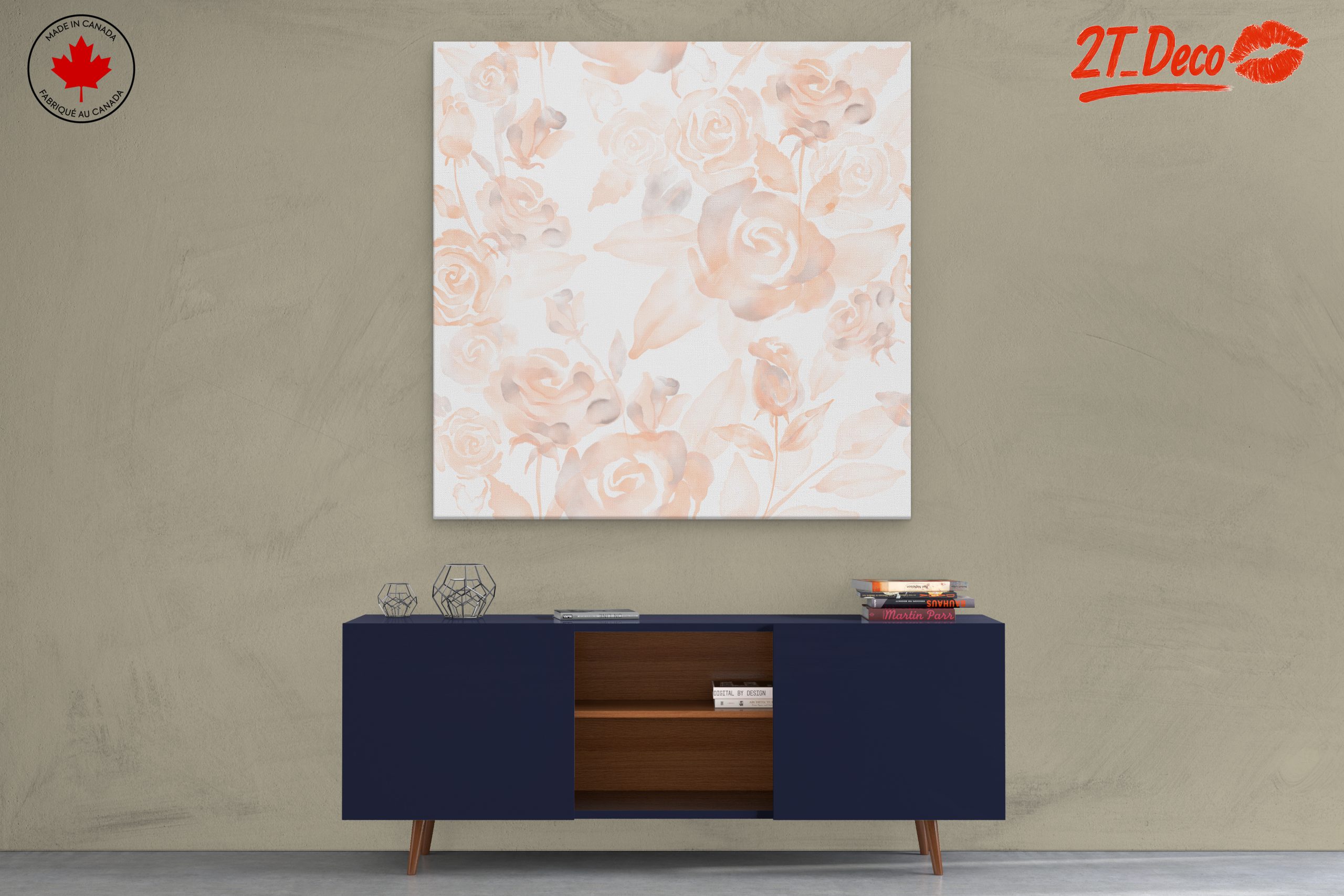 Elegant Floral Art Design for Home - Image 3
