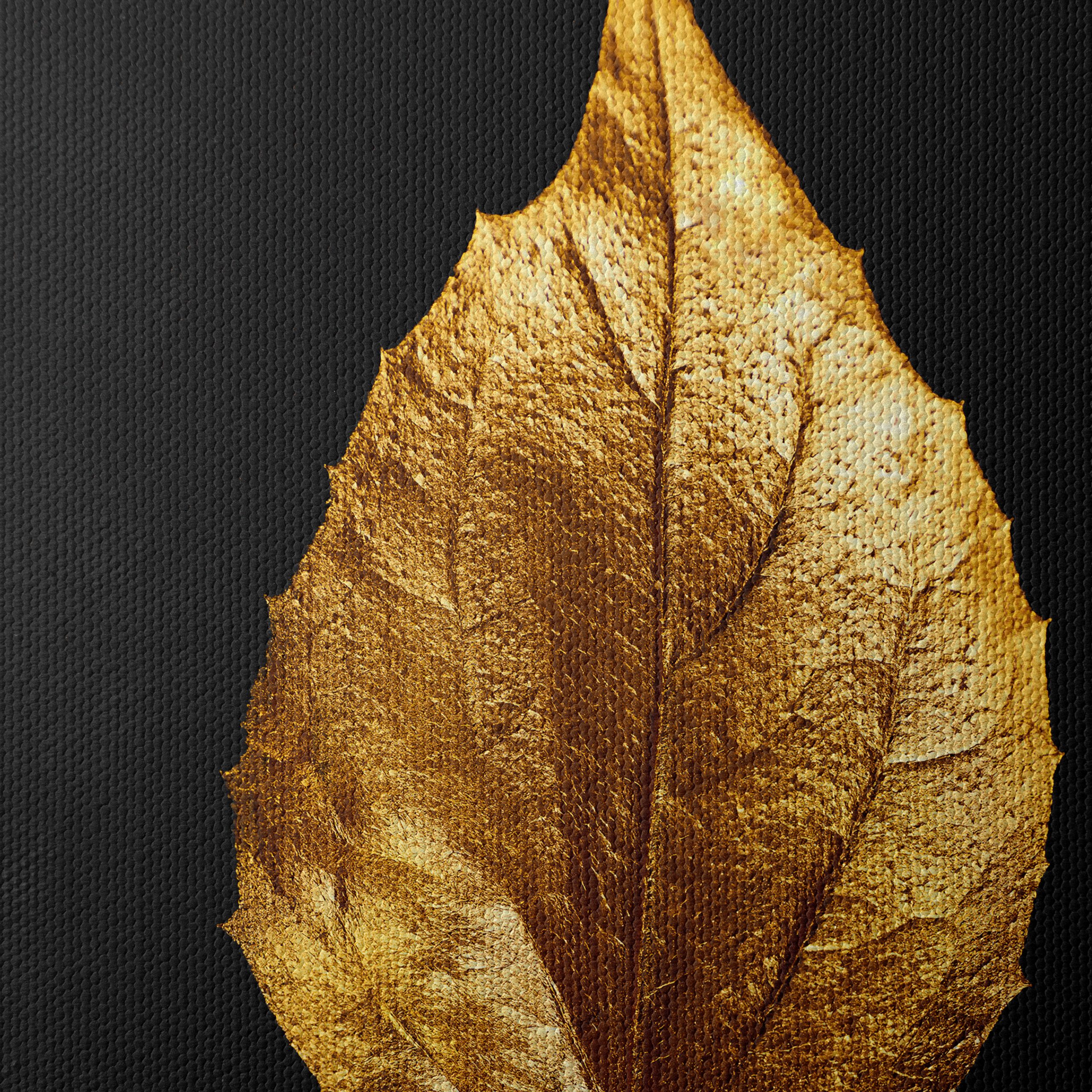 Golden Leaf Wall Art - Image 4