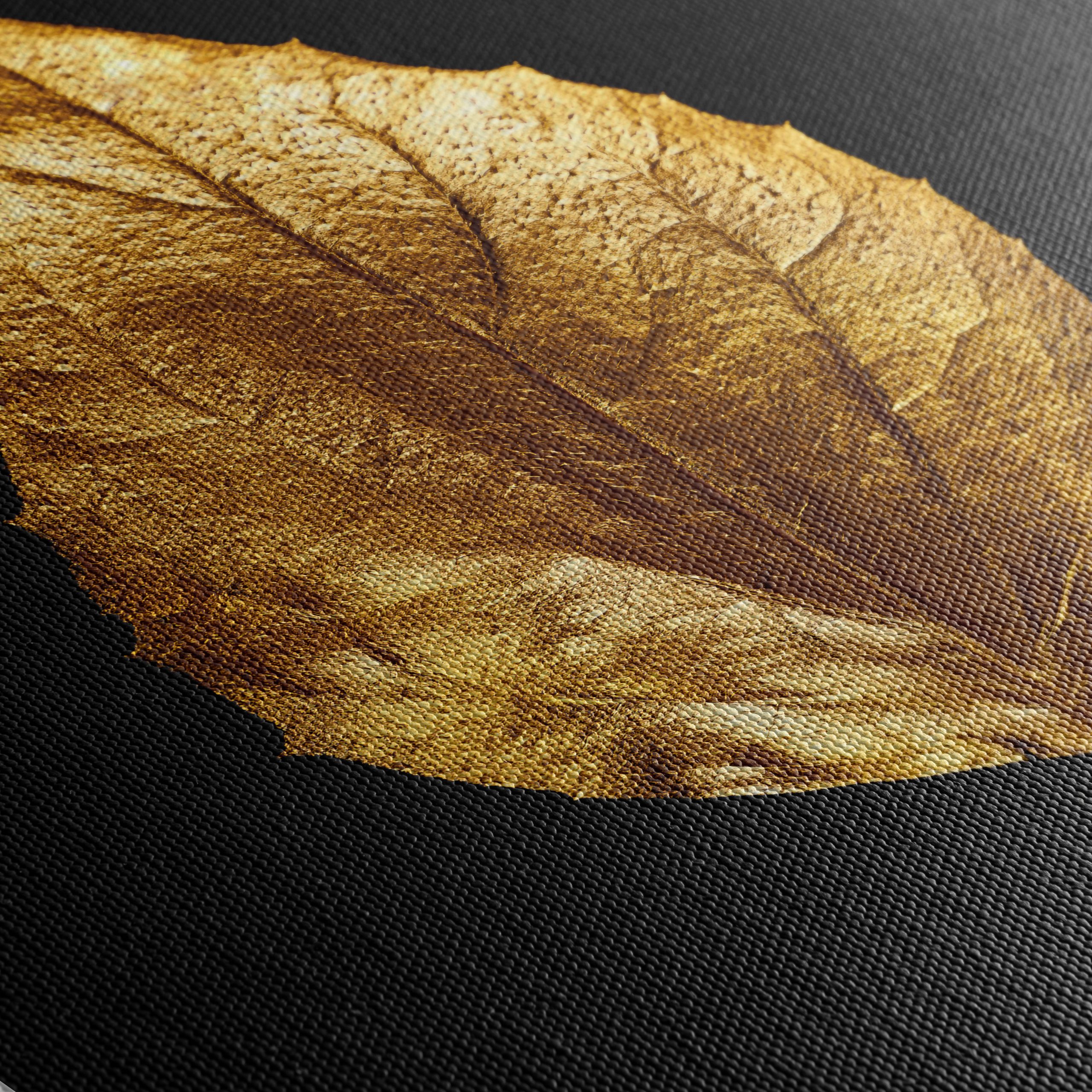 Golden Leaf Wall Art - Image 5