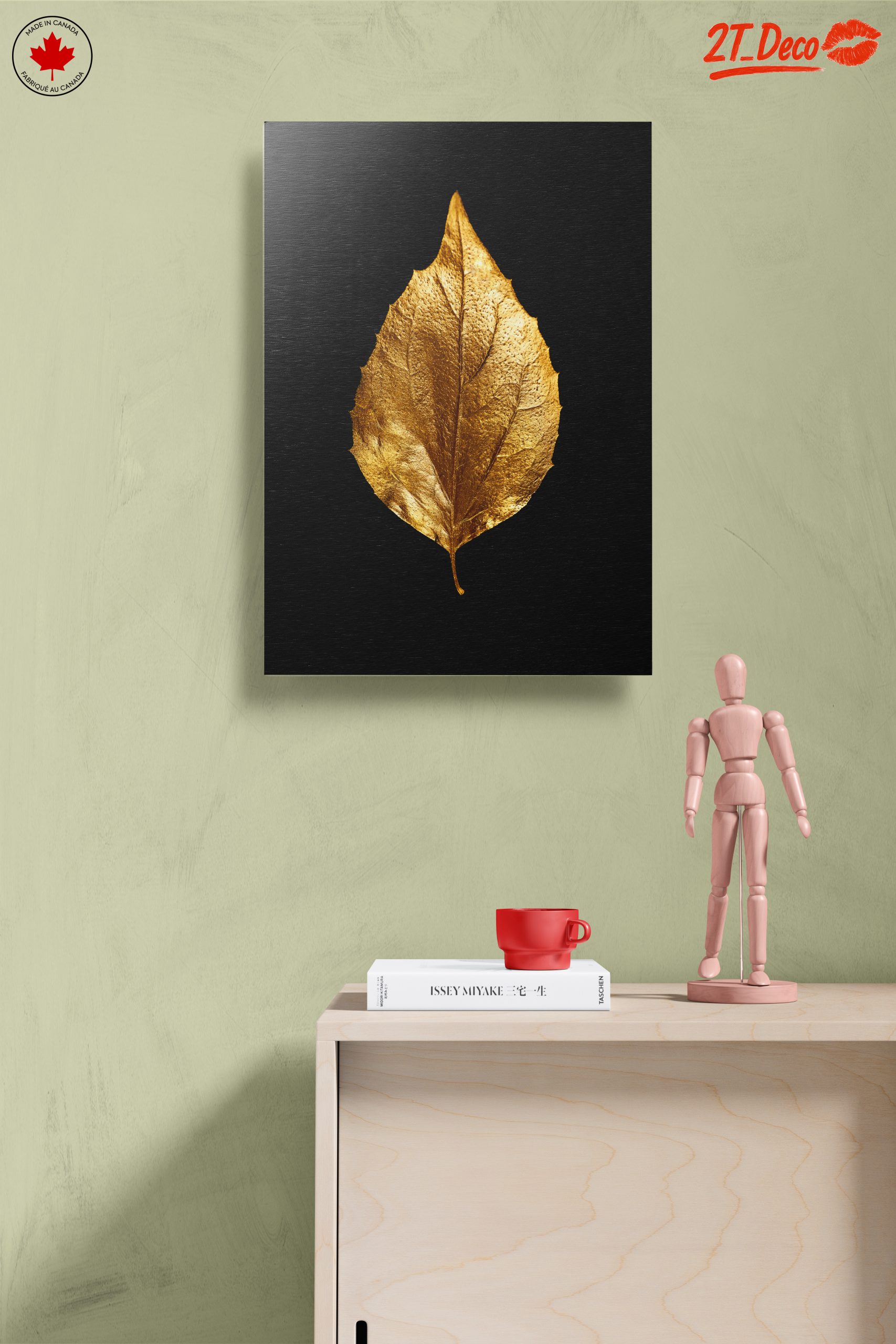Golden Leaf Wall Art - Image 14