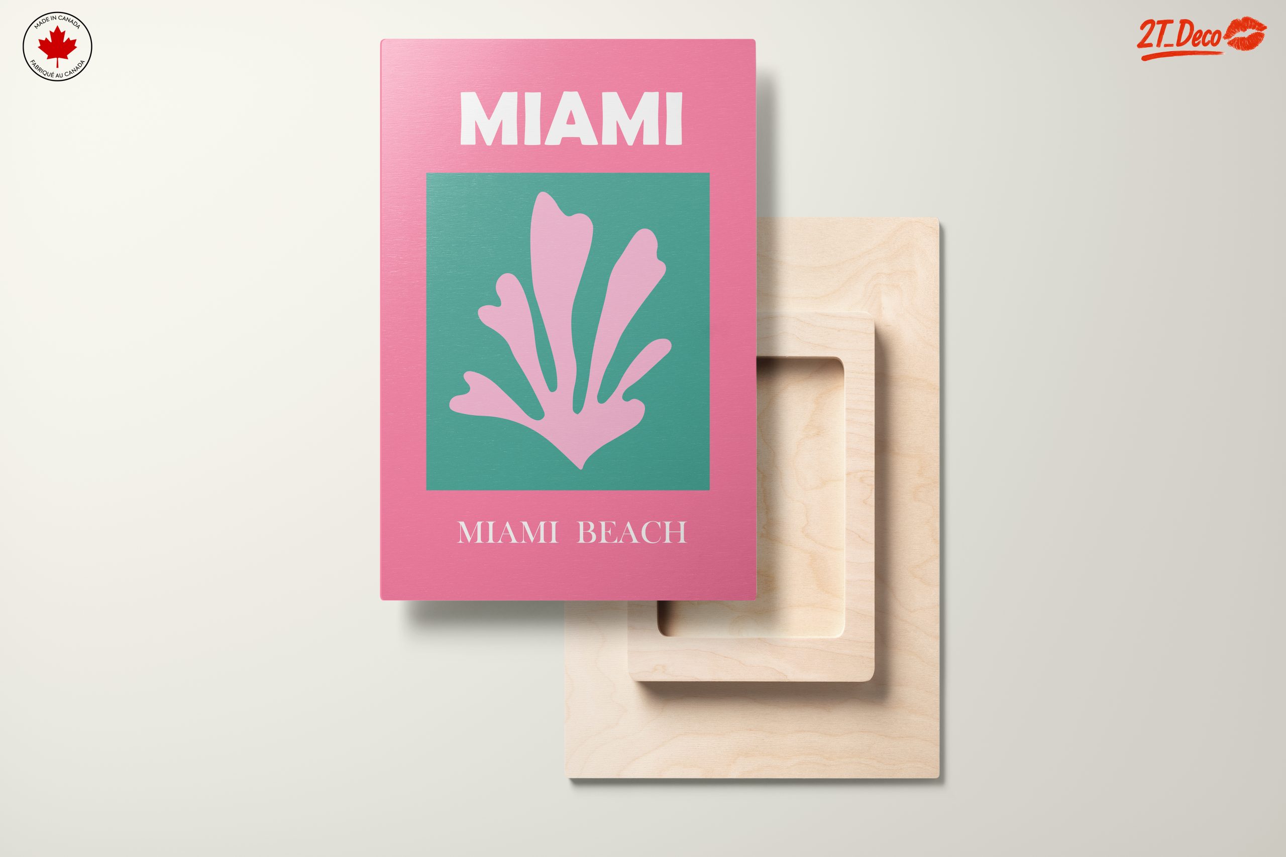 Miami Beach Coral Art Print - Image 11