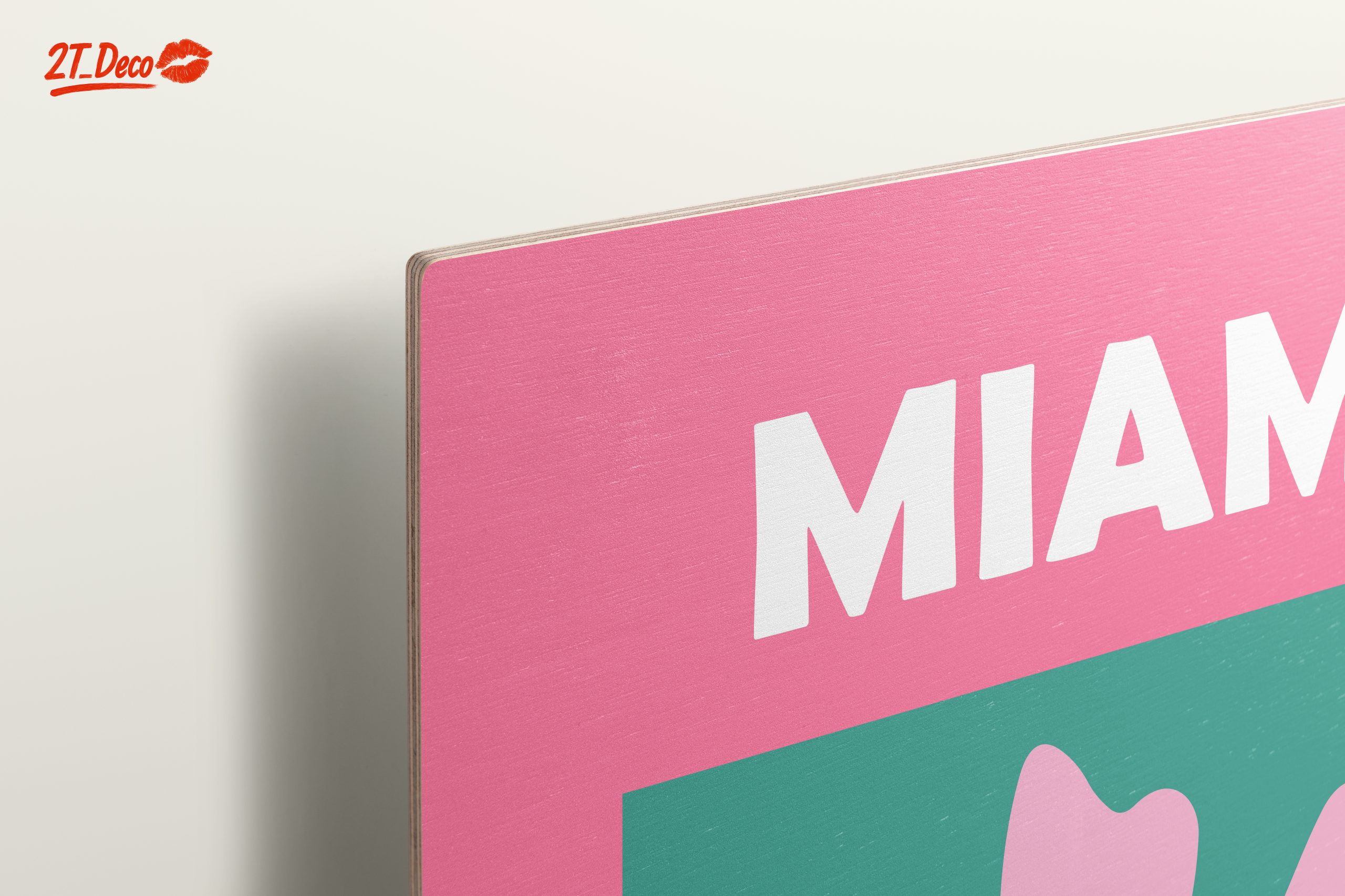 Miami Beach Coral Art Print - Image 15