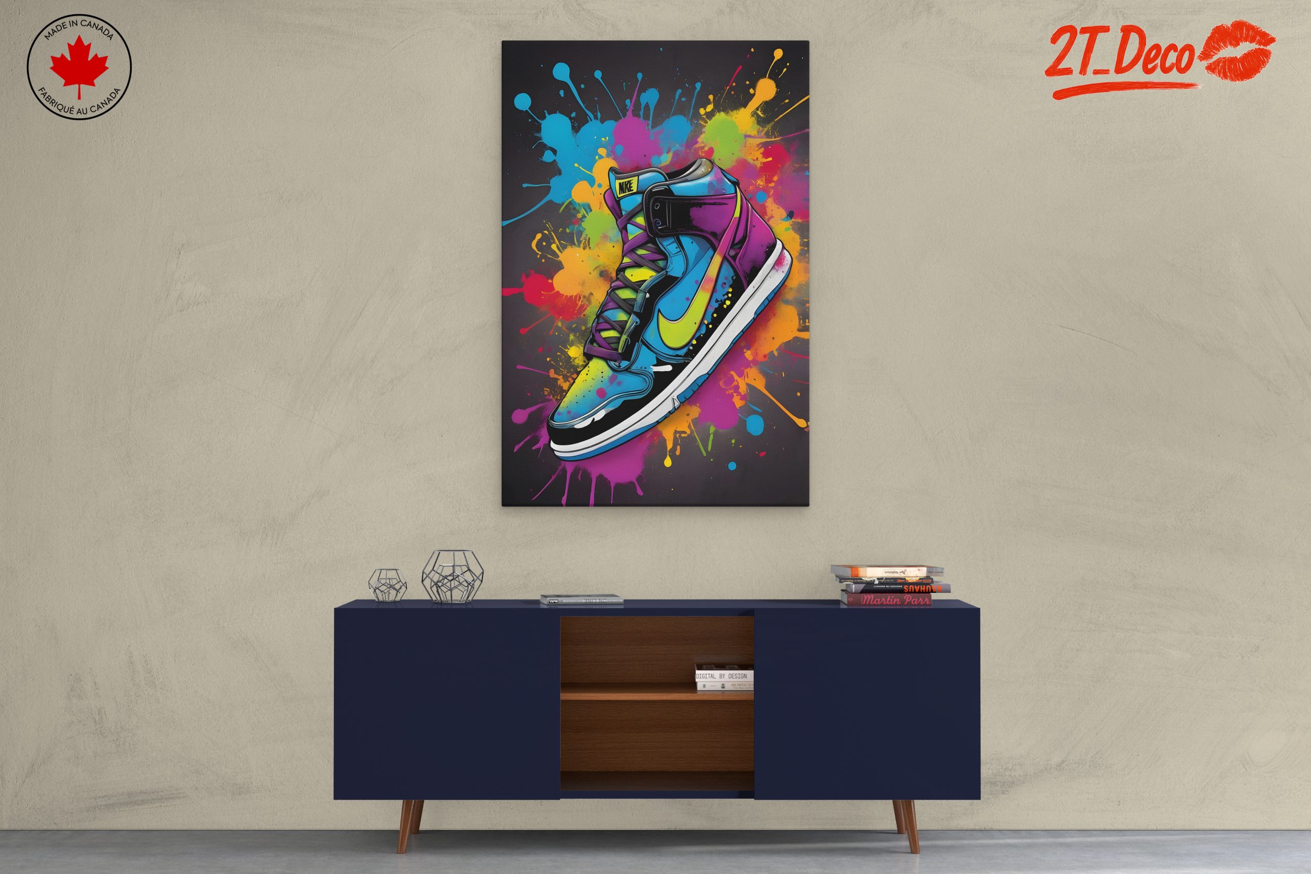 Colorful Nike Sneaker Art 2 - Image 3