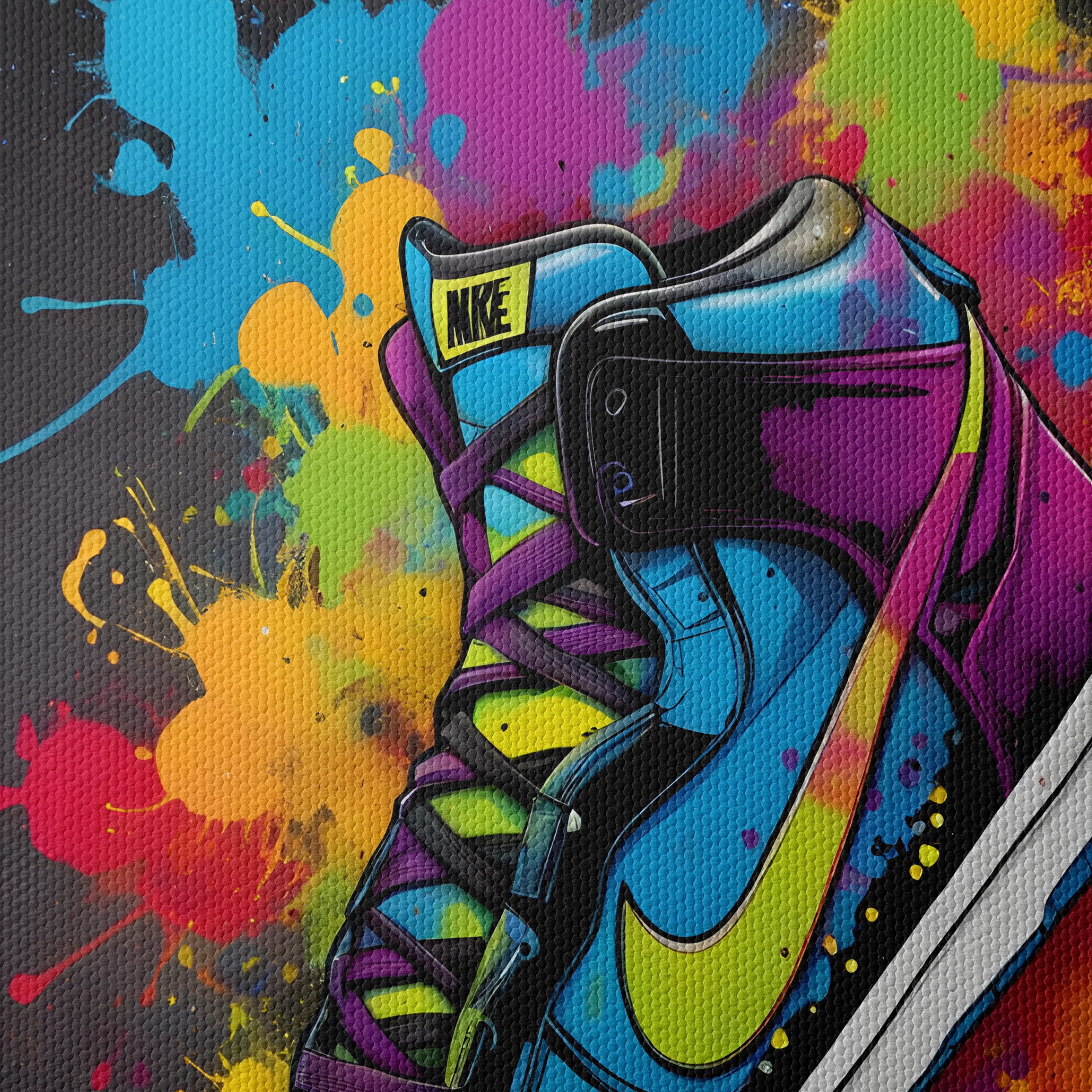 Colorful Nike Sneaker Art 2 - Image 4