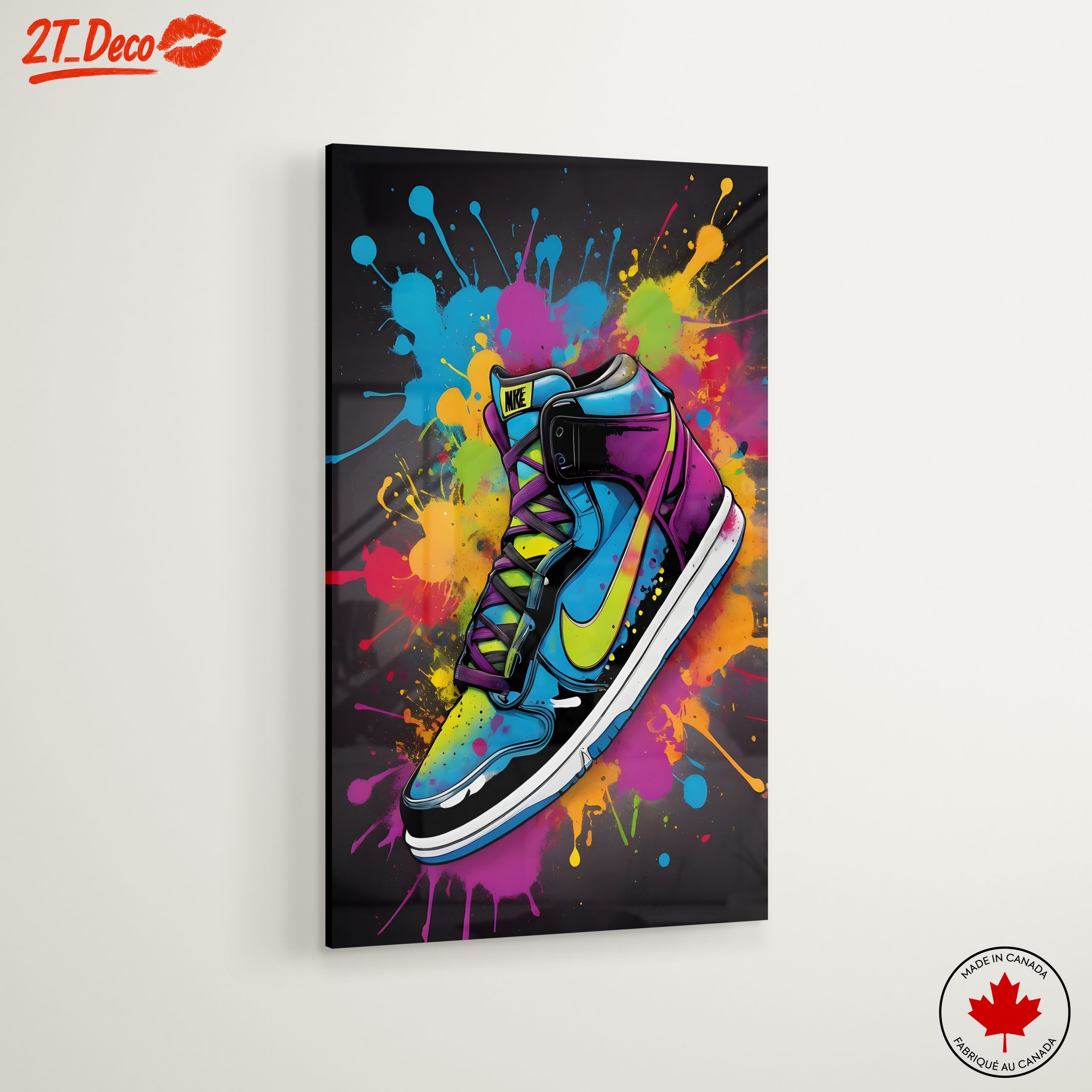 Colorful Nike Sneaker Art 2 - Image 6
