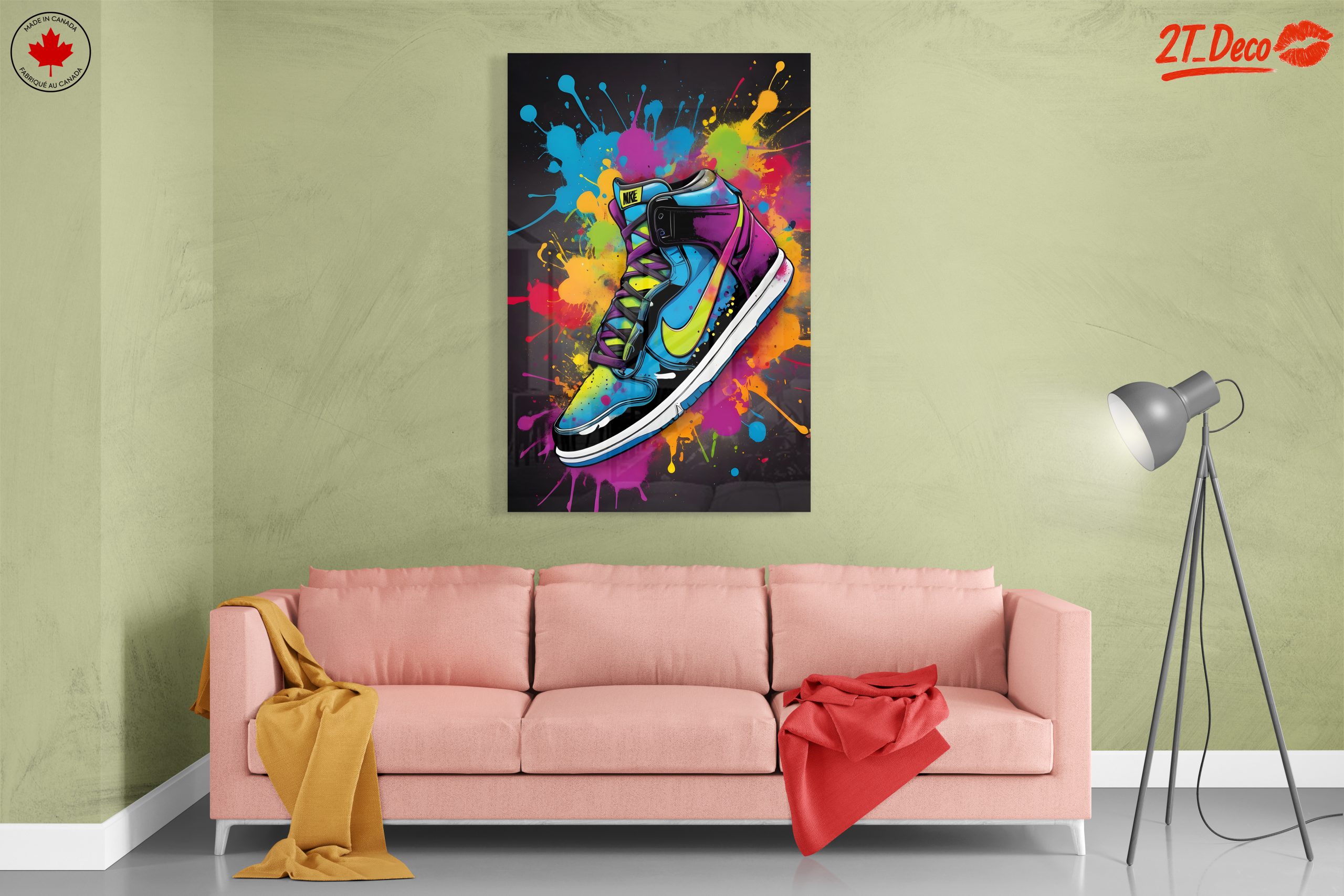 Colorful Nike Sneaker Art 2 - Image 7